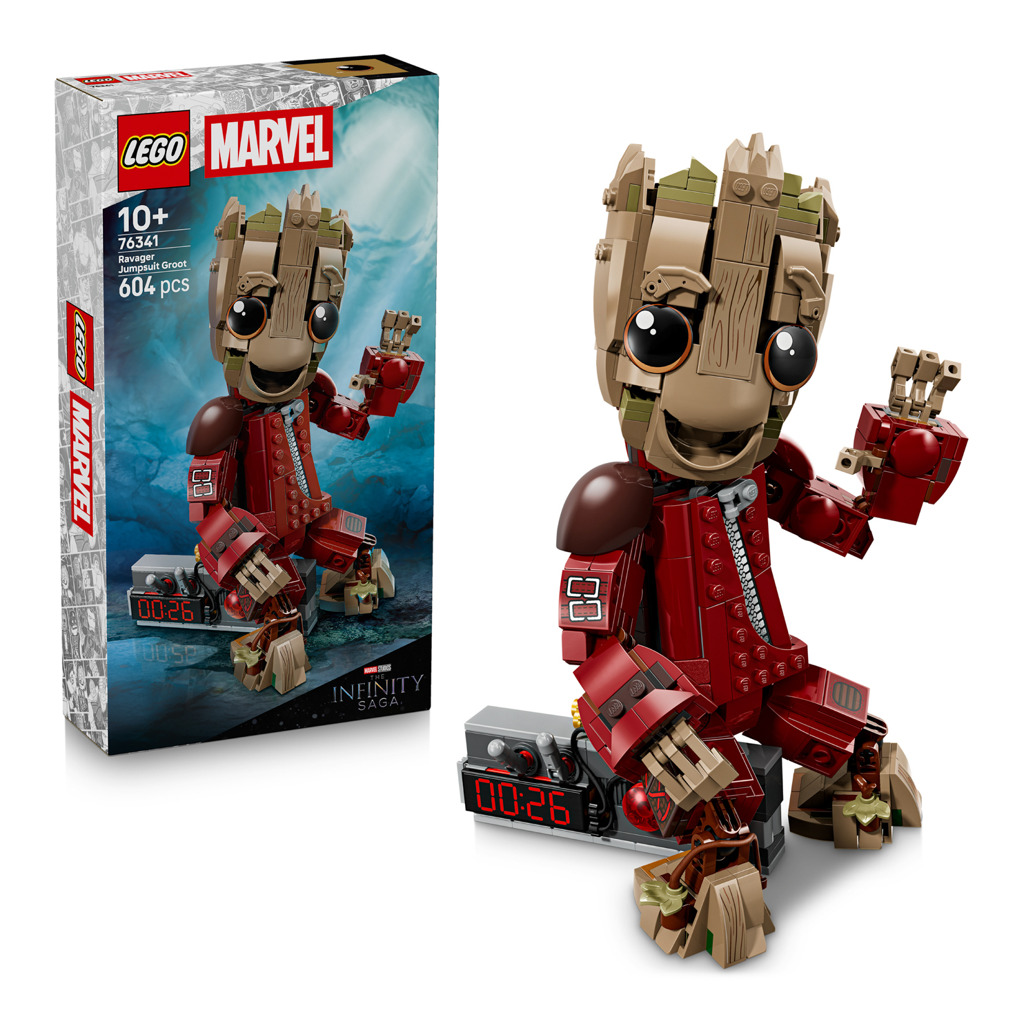 Groot in tuta da Ravager Lego