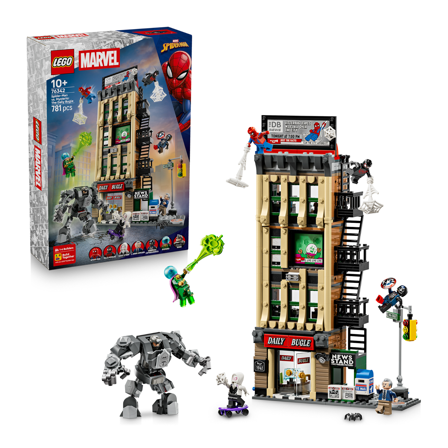 Spider Man vs. Mysterio: il Daily Bugle - Lego