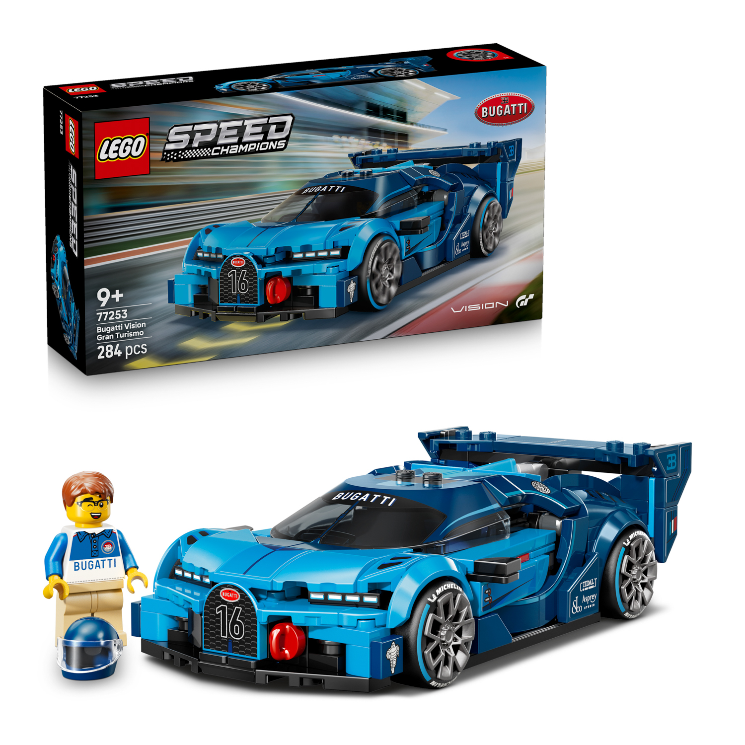 Super Auto sportiva Bugatti Vision GT Lego