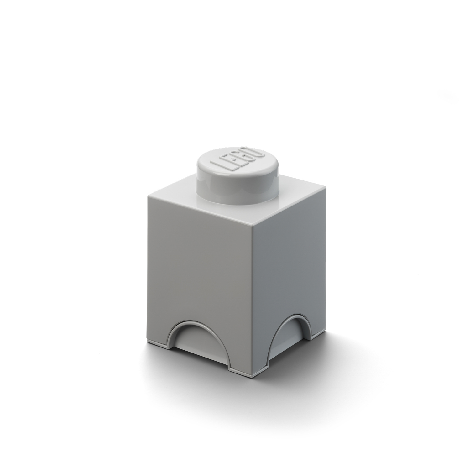 Organizer a mattoncino LEGO grigio chiaro da 1,2 litri