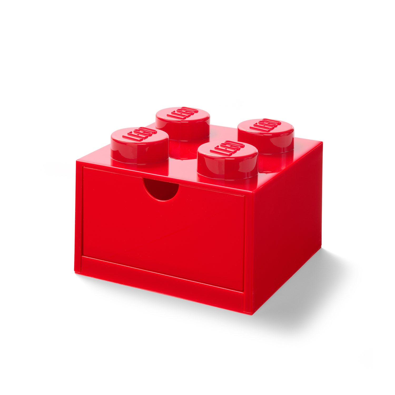 Lego Cassetto Da Scrivania Rosso Quadrato No Colore