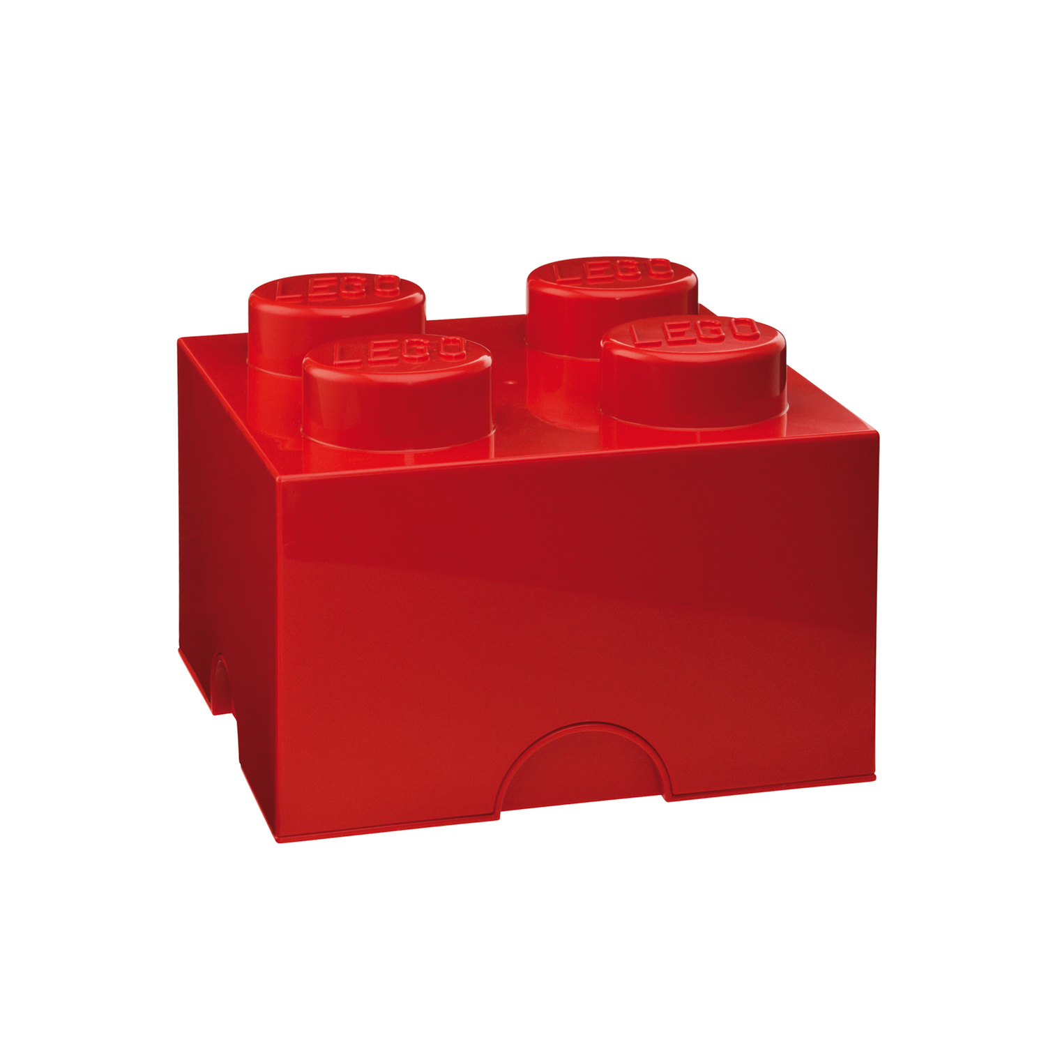 Organizer a forma di mattoncino rosso