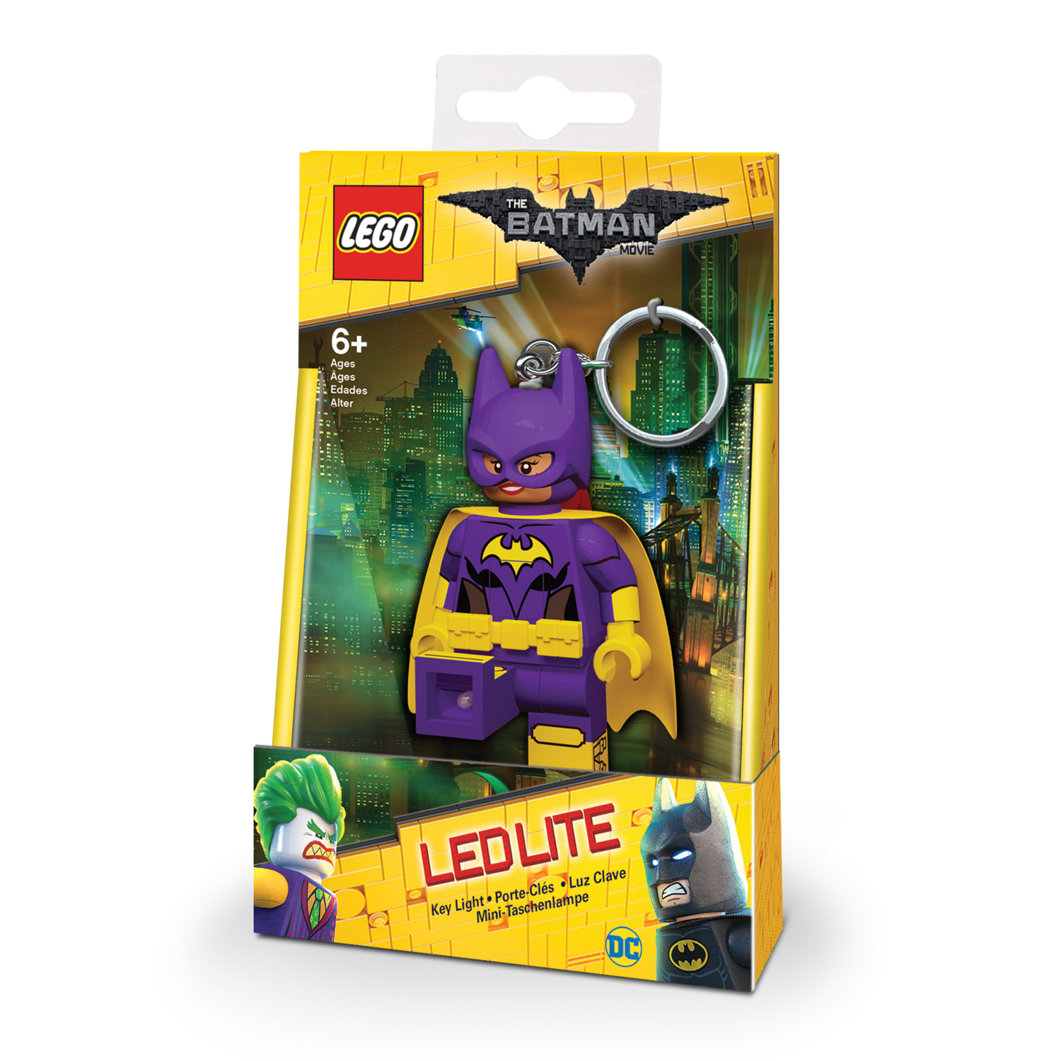 Portachiavi Batgirl con torcia LED
