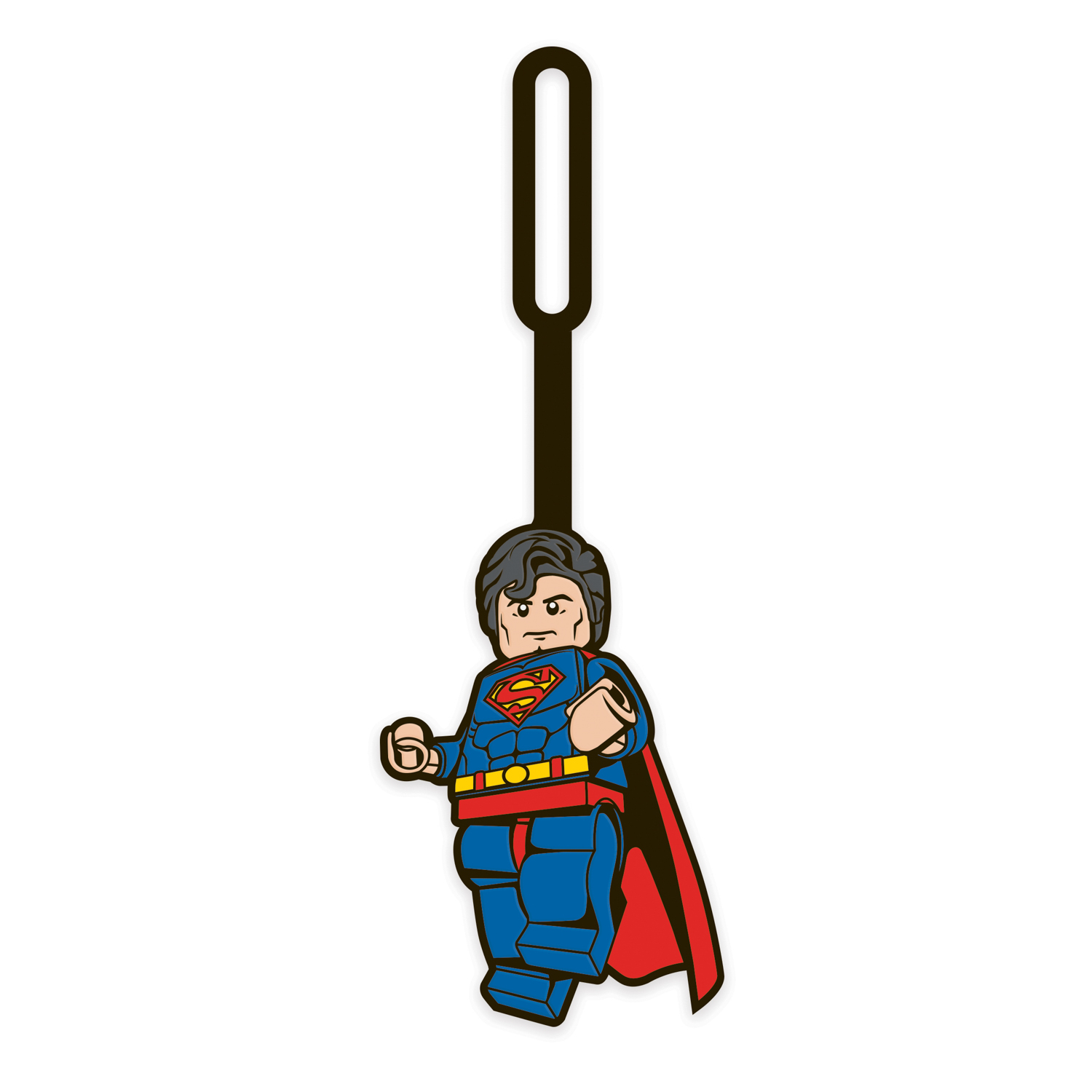 Targhetta per bagagli Superman in stile Lego