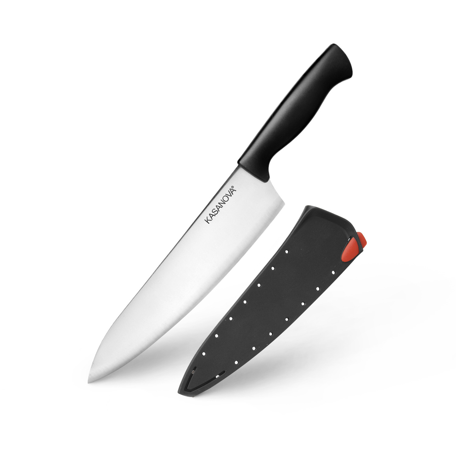 Coltello con coprilama autoaffilante