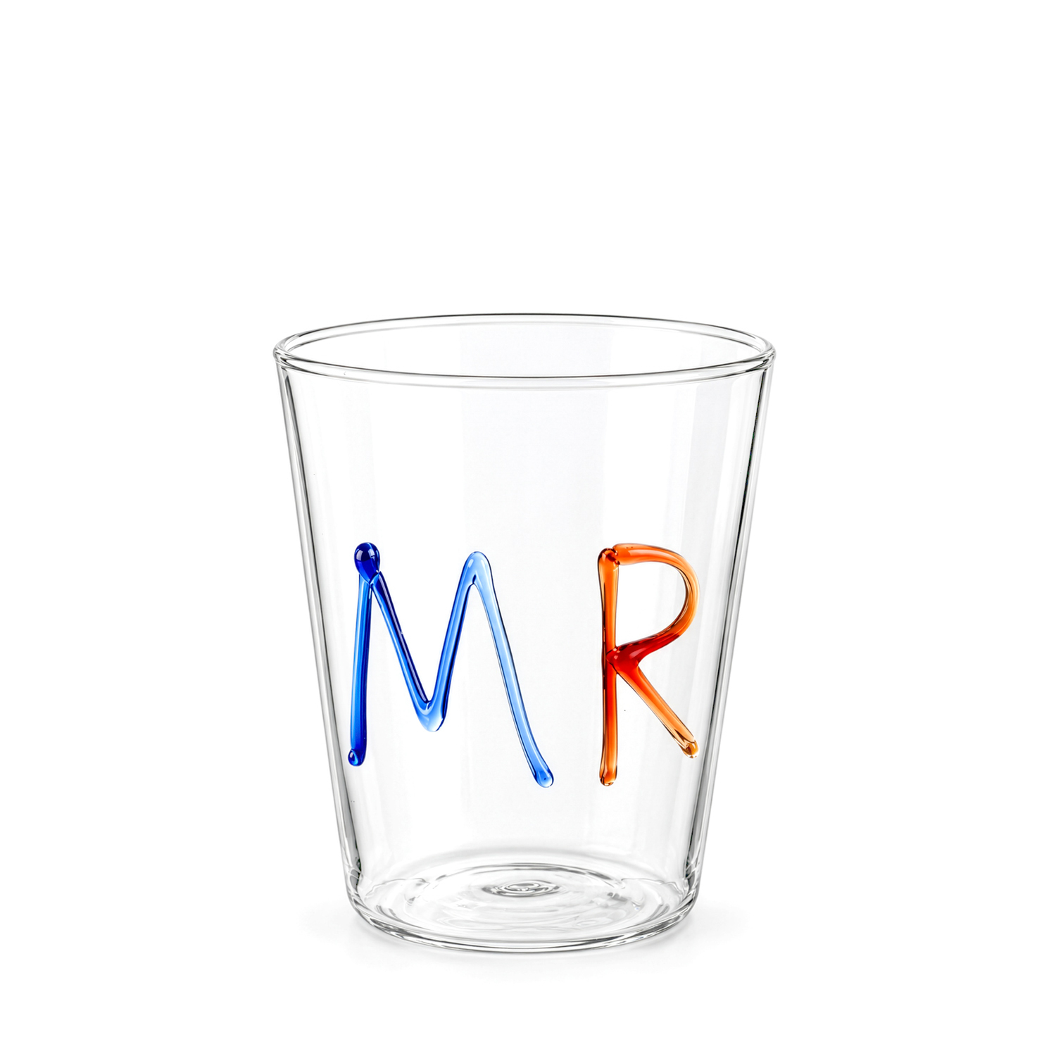 Bicchiere scritta Mr 380 ml in vetro borosilicato