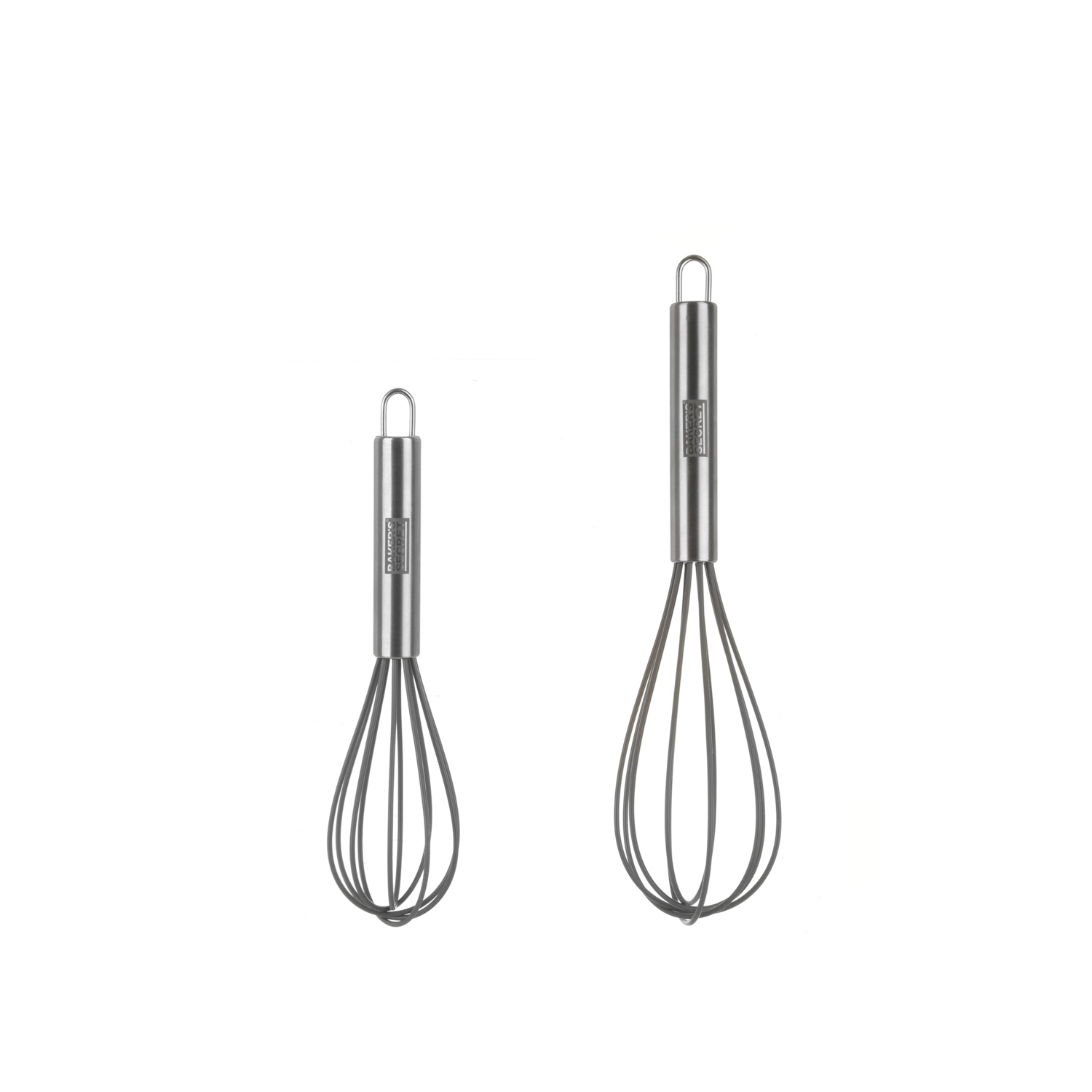 Set 2 fruste in silicone con manico in acciaio
