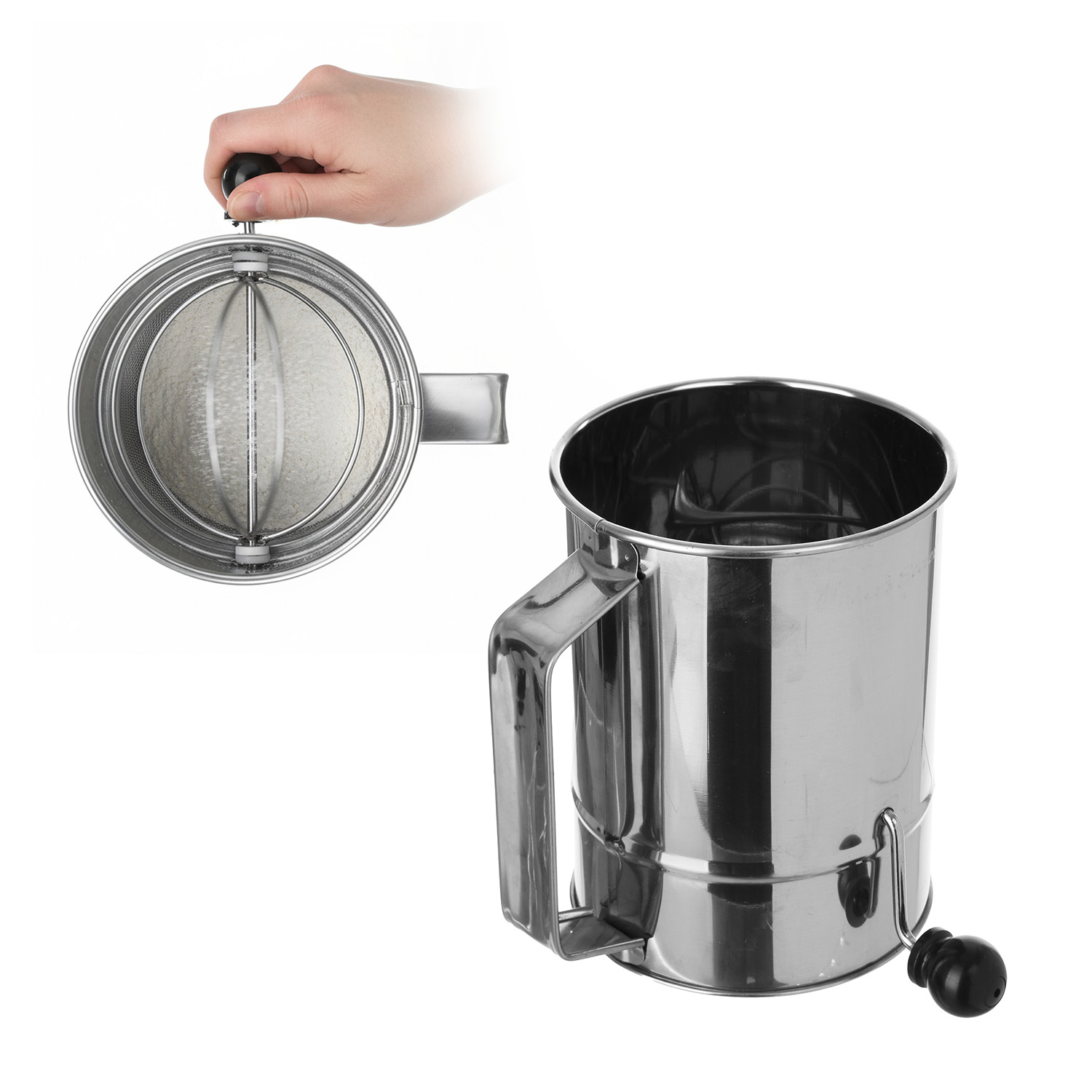Spargifarina acciaio inox Baker's Secret