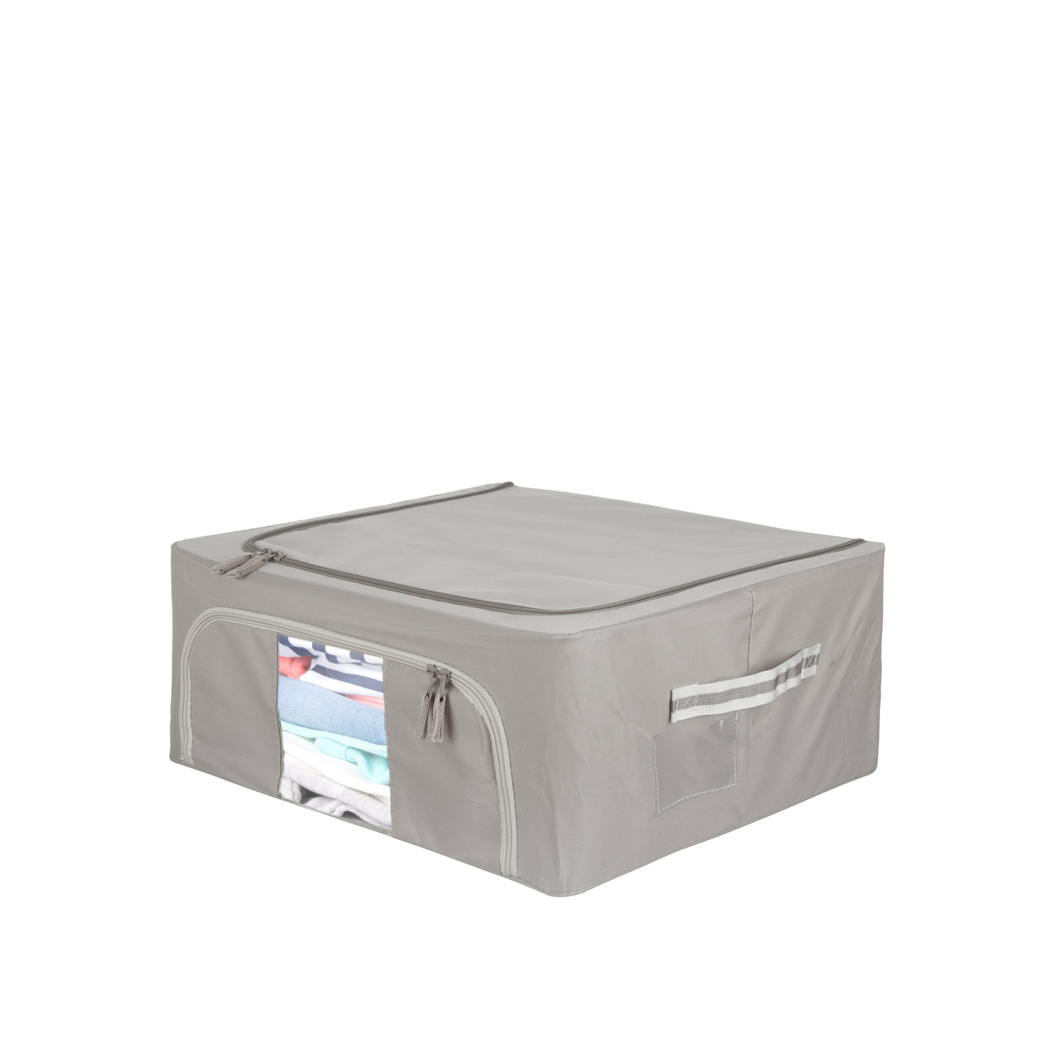 Scatola armadio doppia cerniera 50x40x20 cm grigia