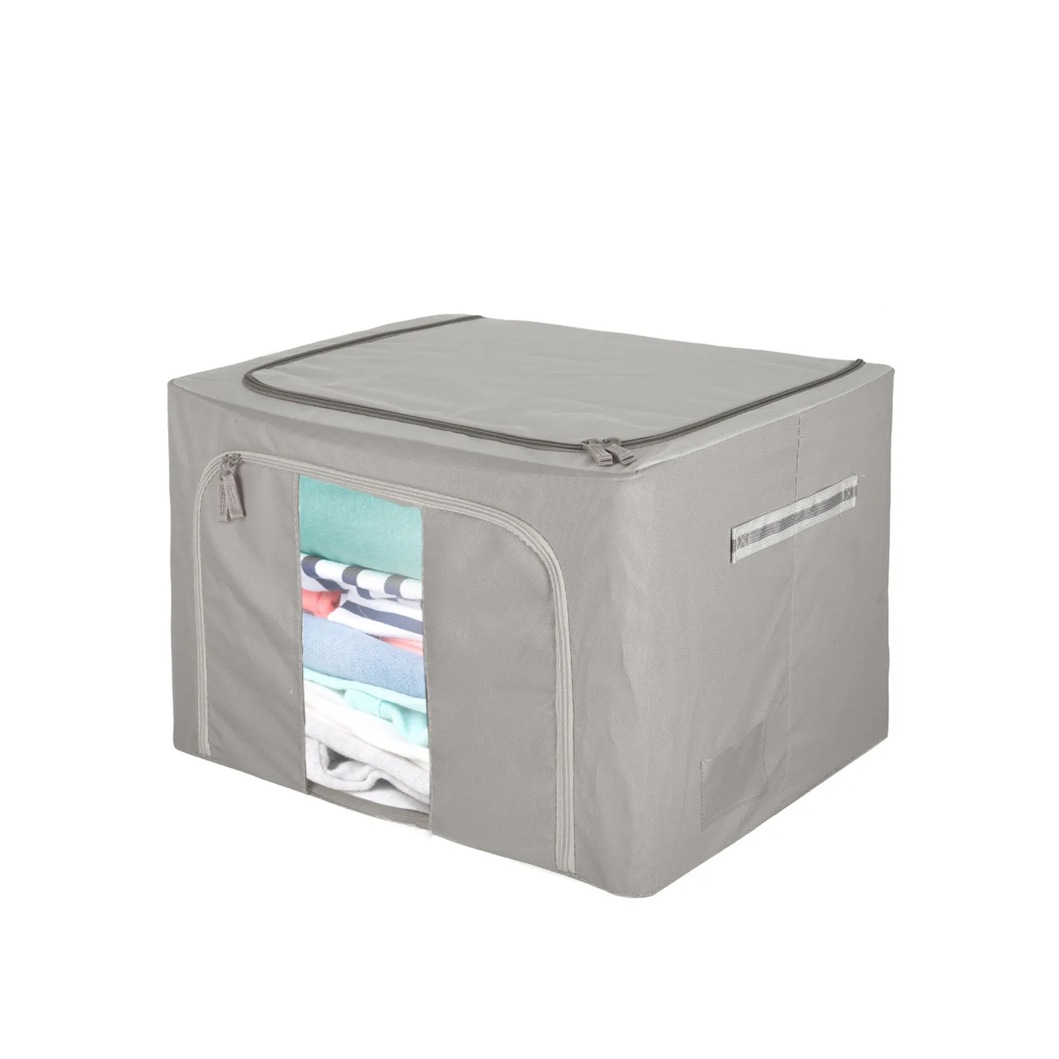 Scatola armadio doppia cerniera 50x40x30 cm grigia