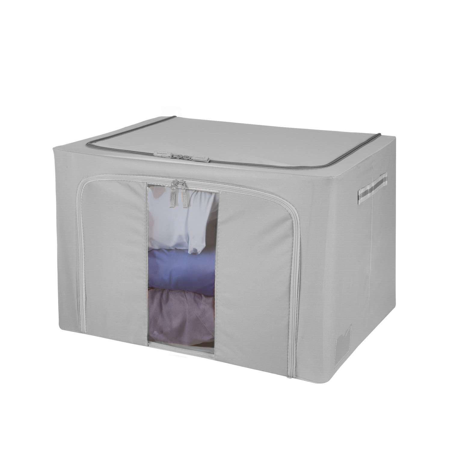 Scatola armadio doppia cerniera 50x40x40 cm grigio