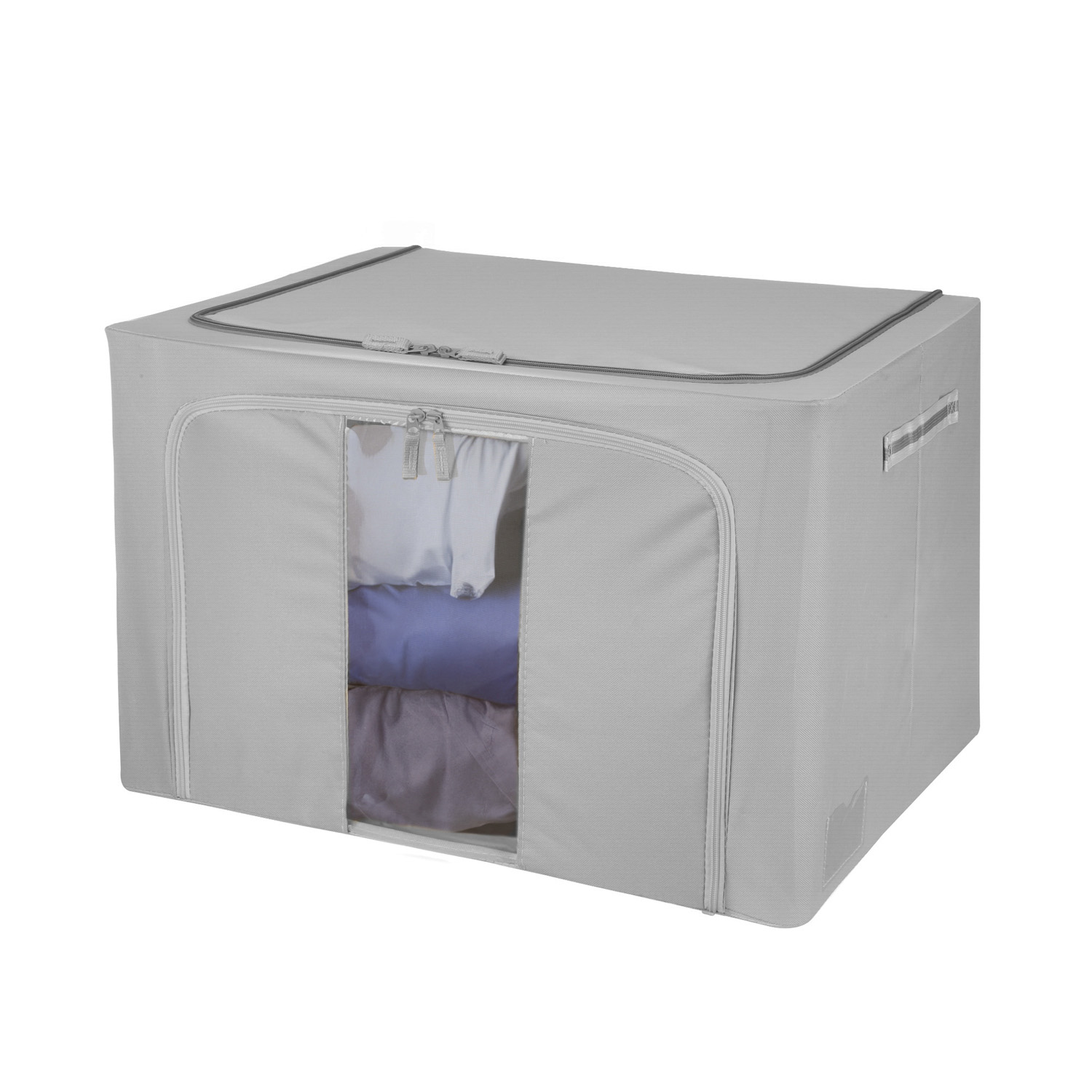Scatola armadio doppia cerniera 62x44x40 cm grigio