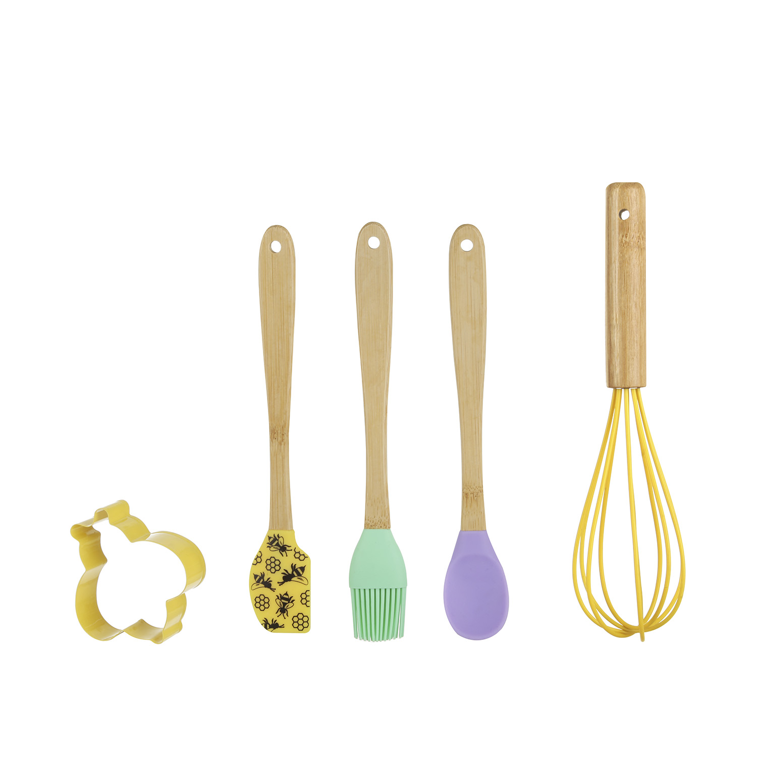 Set 4 accessori pasticceria silicone con formina ape