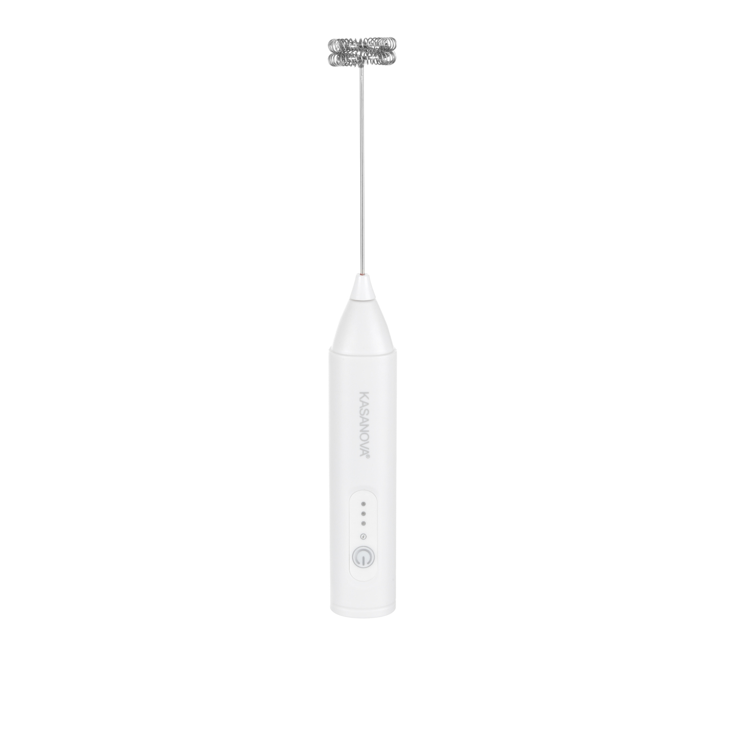 Frullino montalatte ricaricabile USB, bianco
