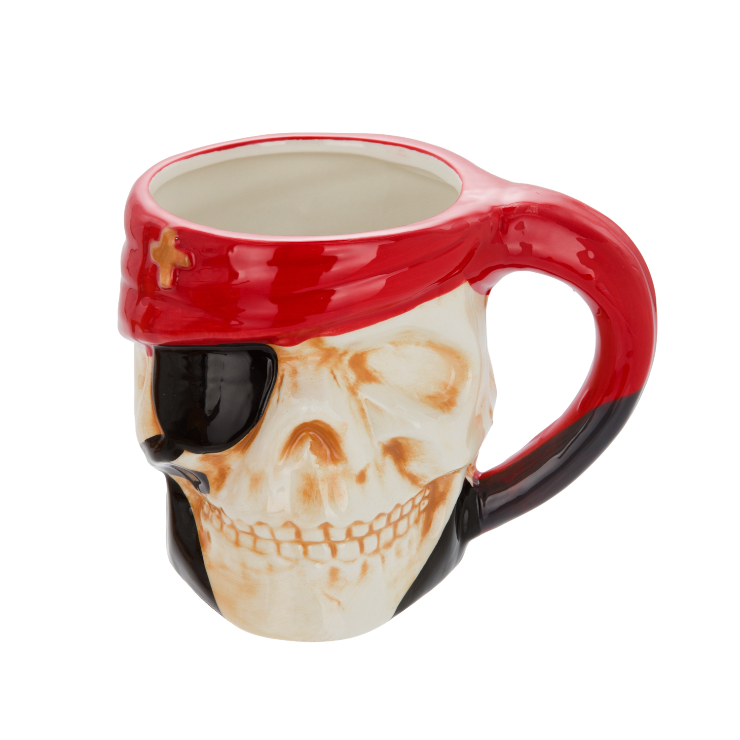 Mug teschio Halloween ceramica 550 ml