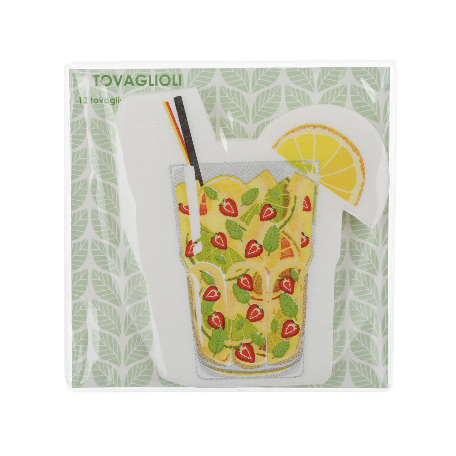 Set 12 tovaglioli cocktail in carta