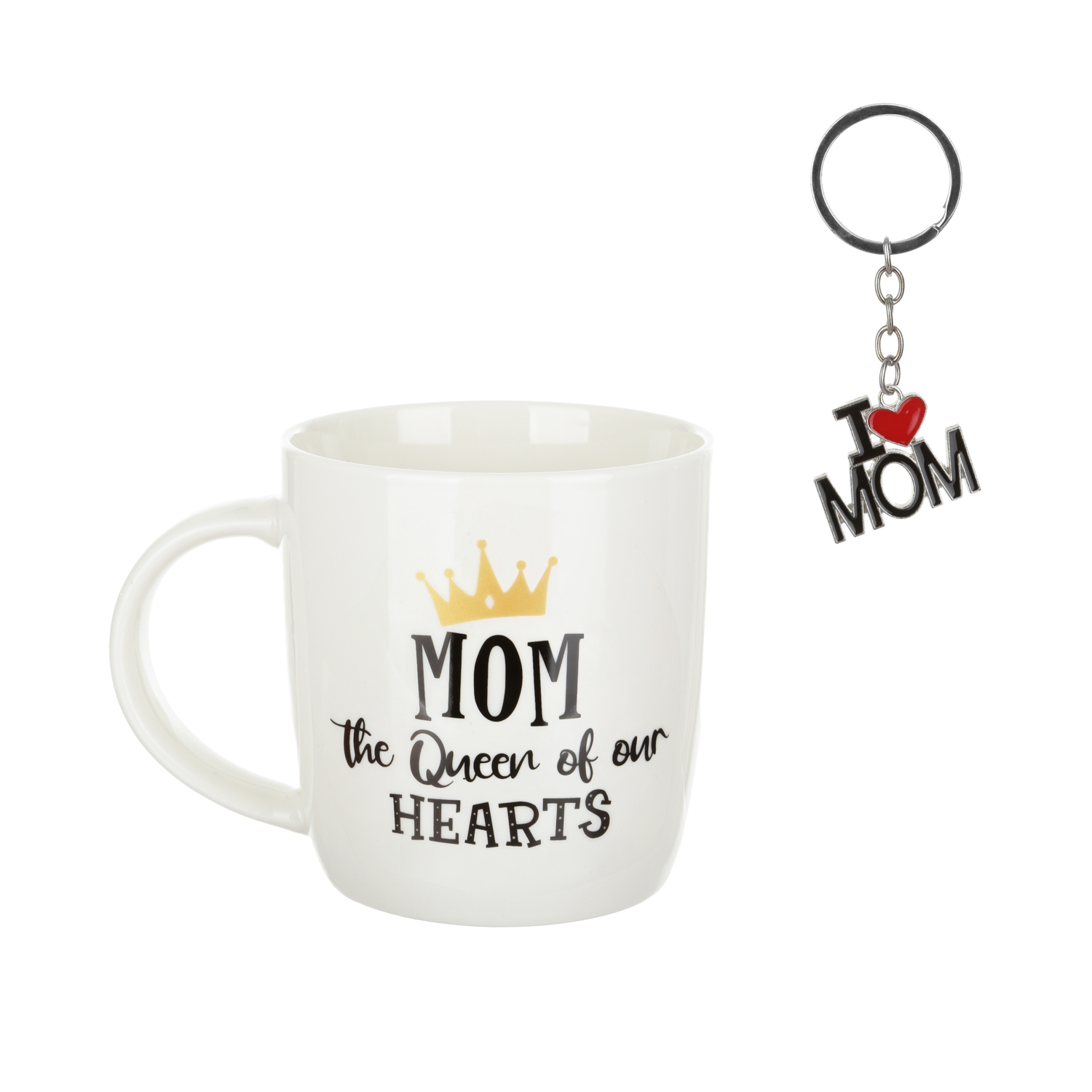 Set regalo mamma tazza 380 ml e portachiavi