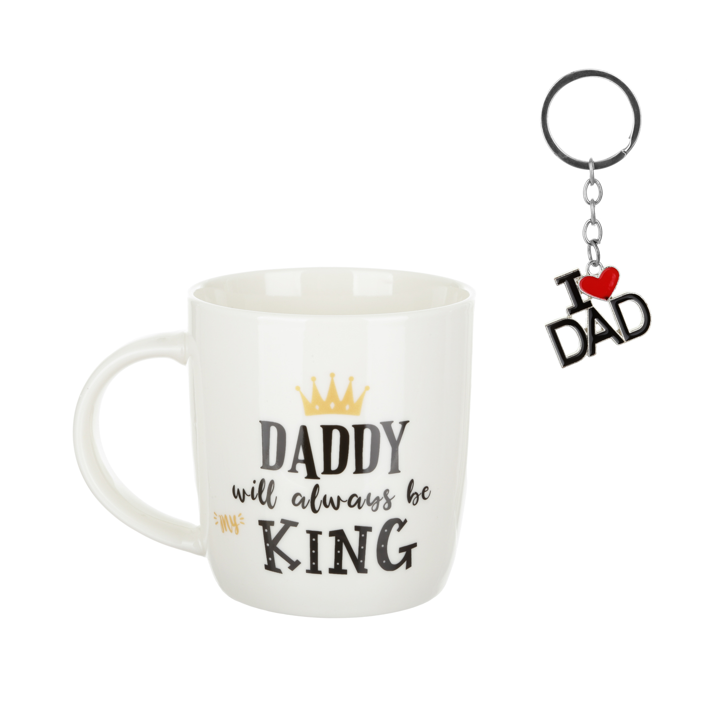 Set regalo papà tazza 380 ml e portachiavi