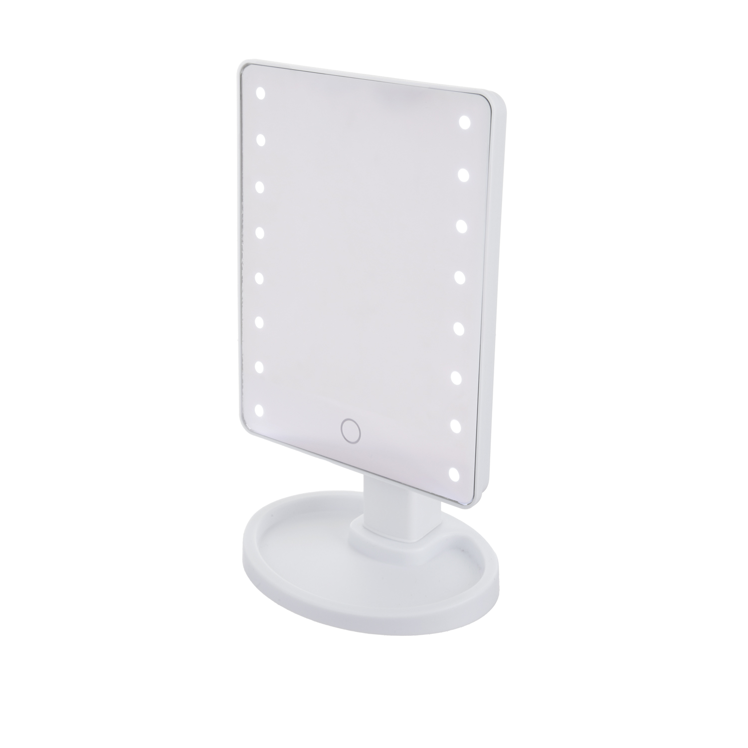 Specchio per trucco con LED bianco 17x28,5 cm