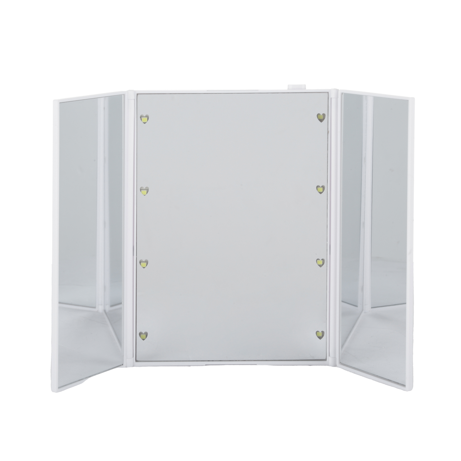 Specchio per trucco con LED 12x15,4 cm