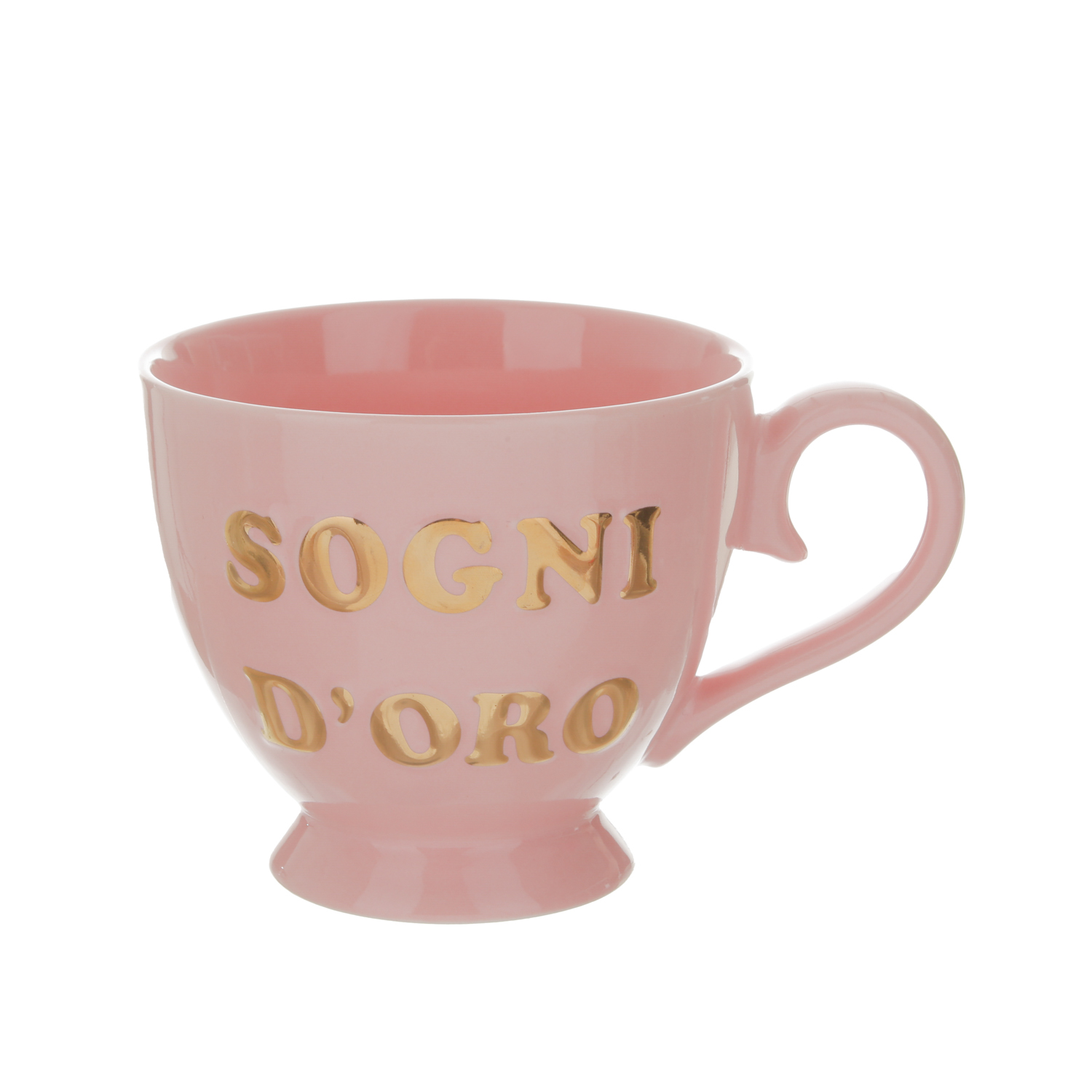 Tazza porcellana rosa Sogni d'oro 500 ml Loving