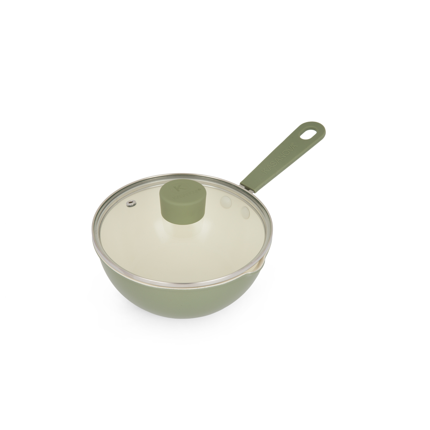Wok 16 cm Mini Fantasy con coperchio verde