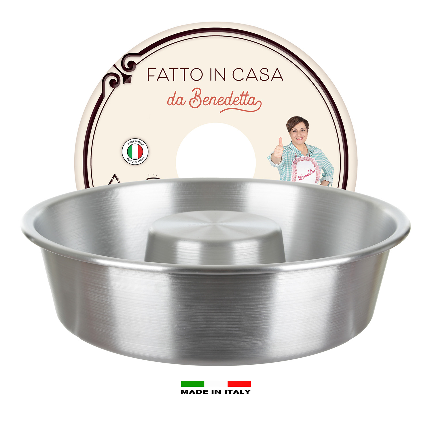Stampo ciambella con buco 28 cm Fatto in casa da Benedetta alluminio