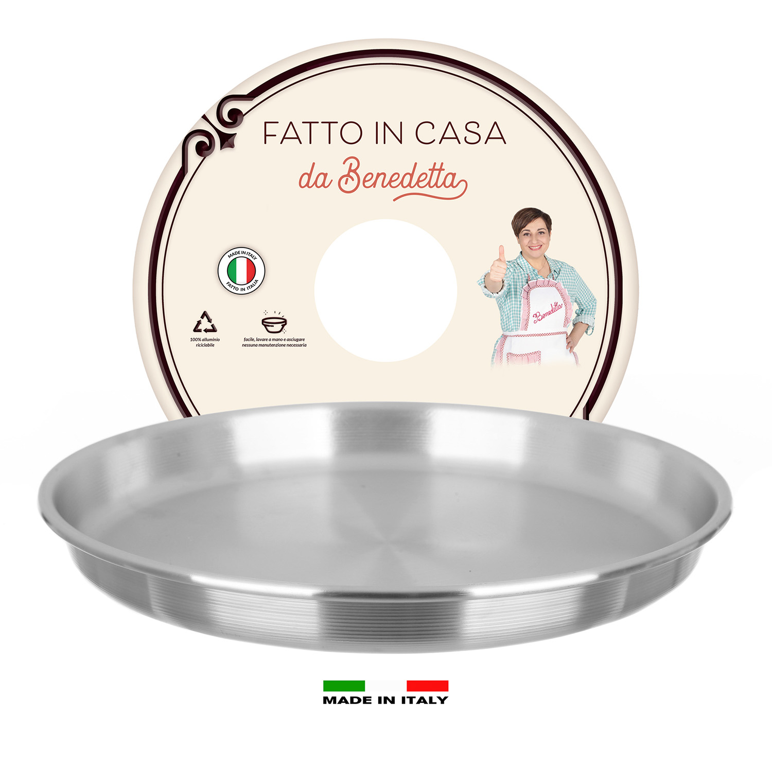 Stampo crostata 28 cm Fatto in casa da Benedetta alluminio