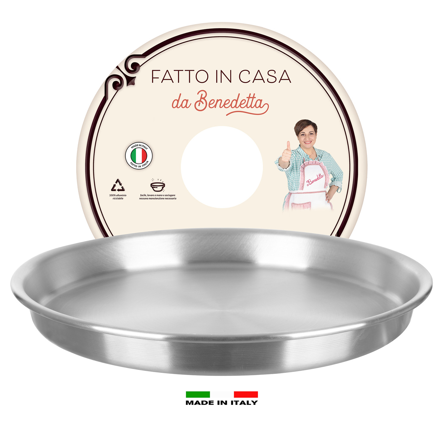 Stampo crostata 32 cm Fatto in casa da Benedetta alluminio