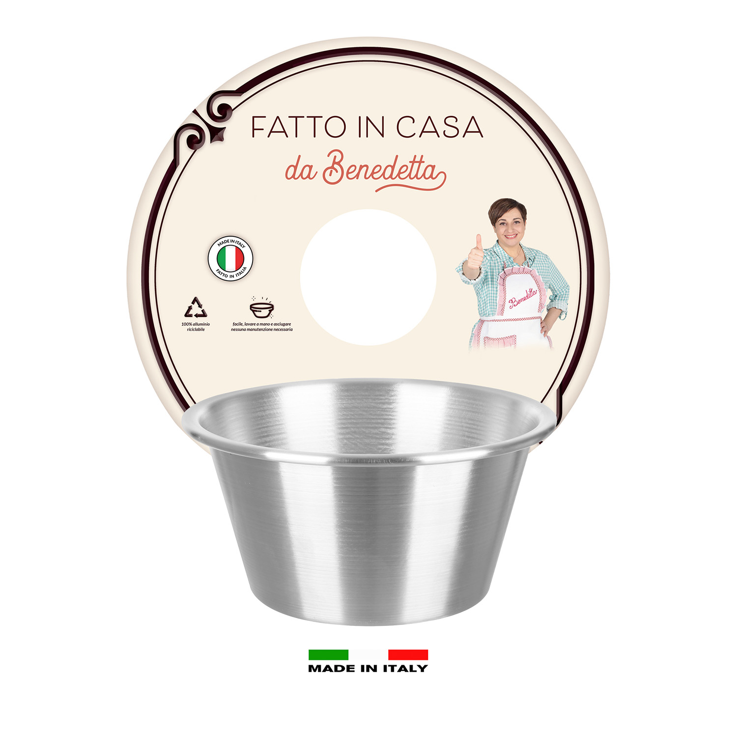 Tortiera Conica 18 cm - Fatto in Casa da Benedetta (Alluminio)