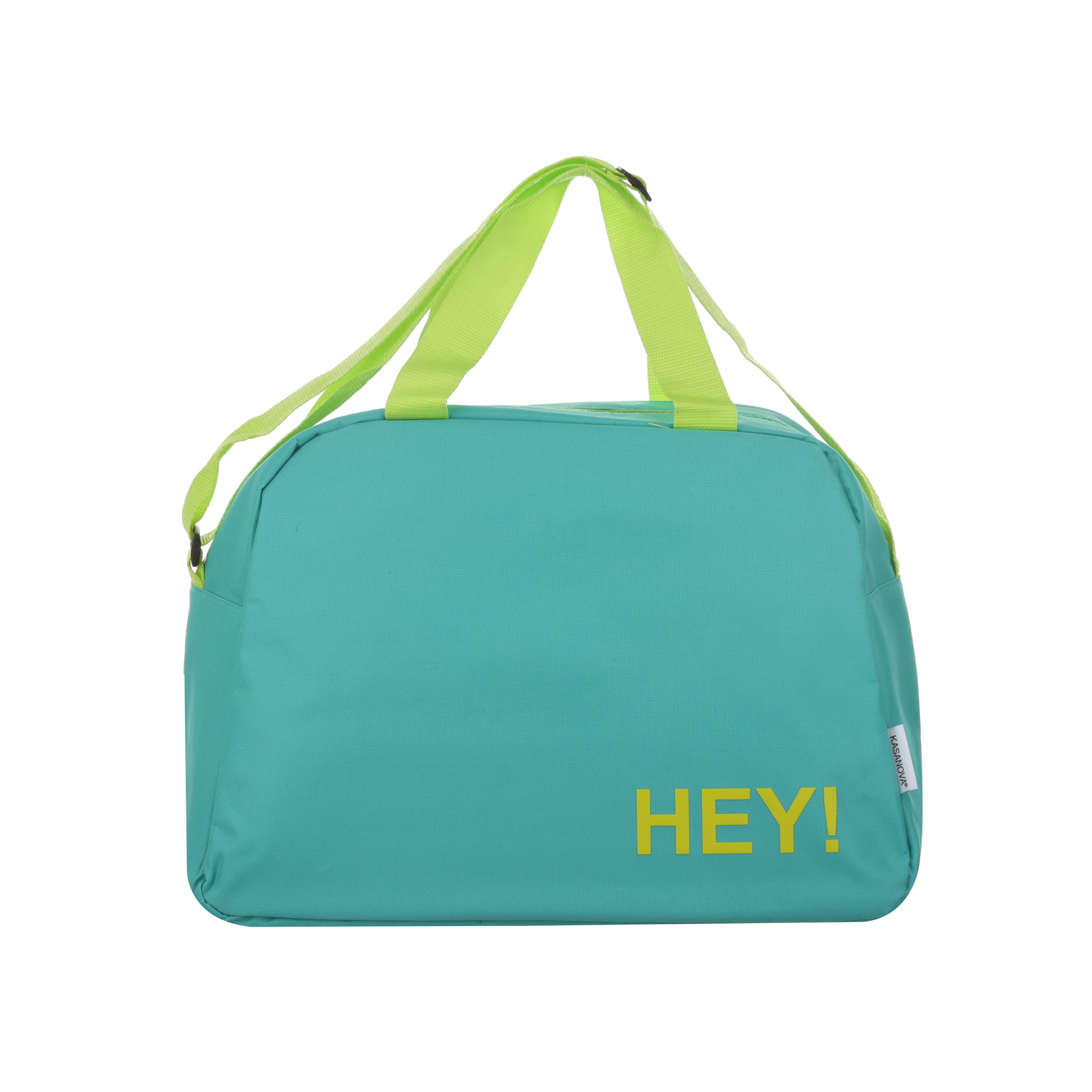 Borsa termica verde scuro 32 L scritta Hey