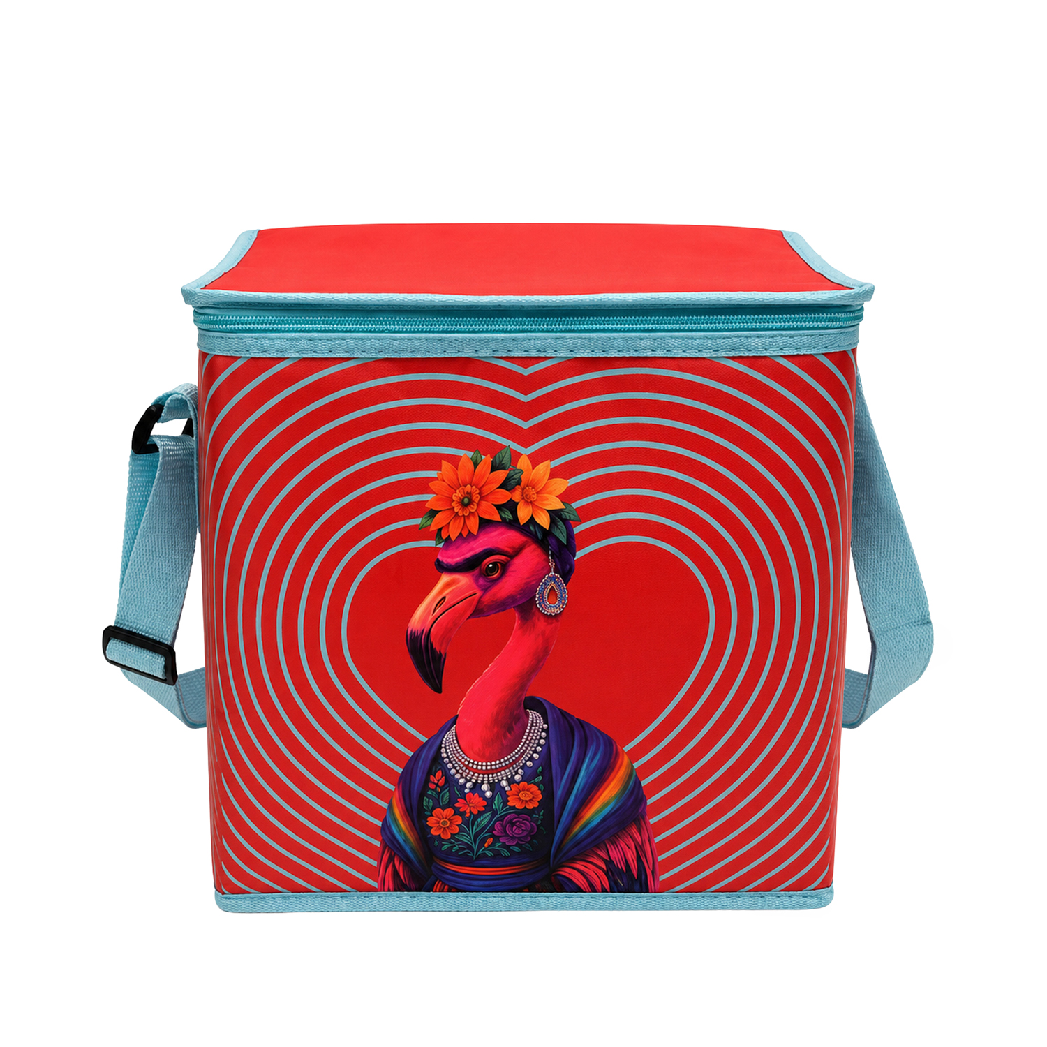 Borsa termica 20 L con tracolla fenicottero