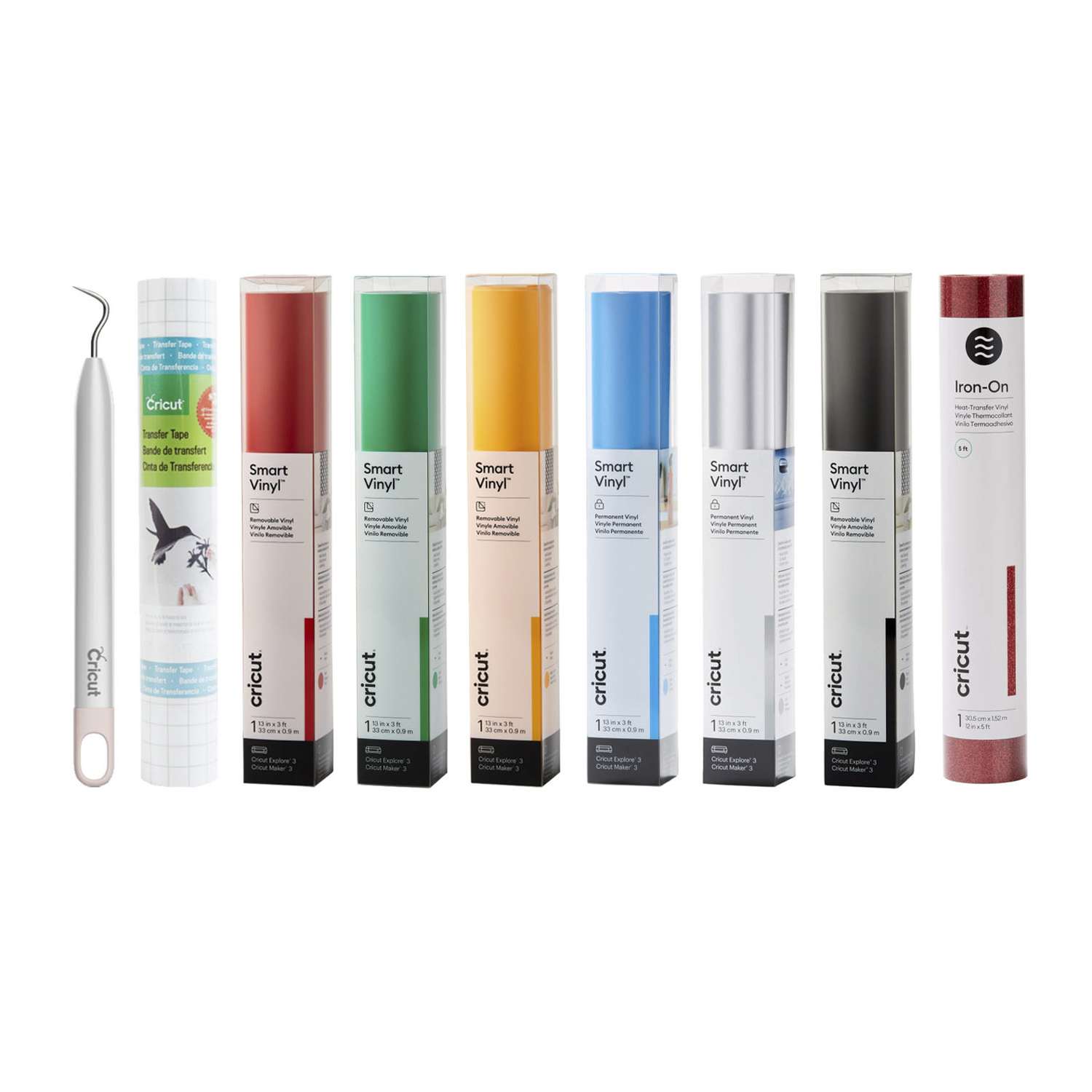 Set 9 accessori per macchina da taglio Cricut
