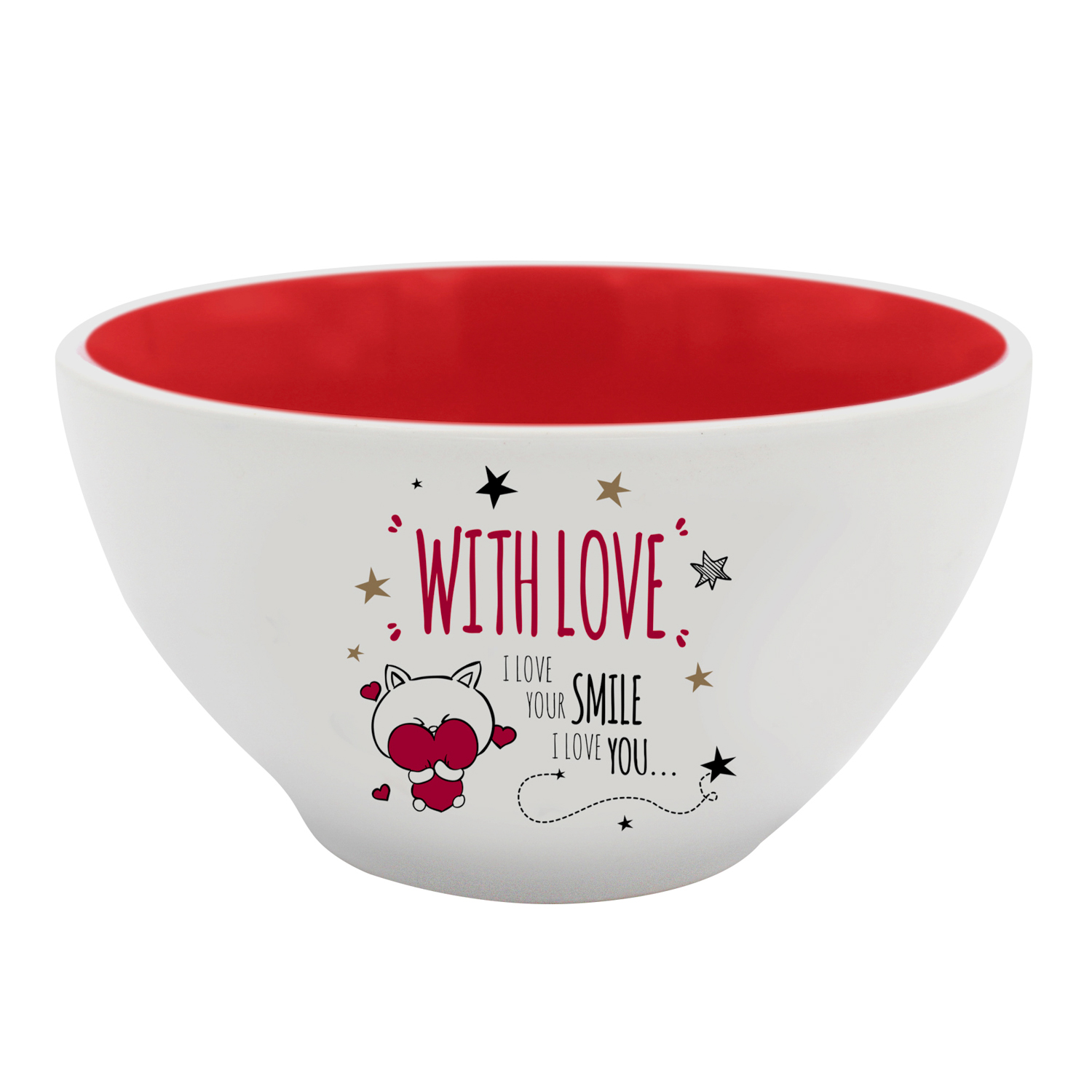 Tazza bolo 540 ml Love in ceramica stoneware