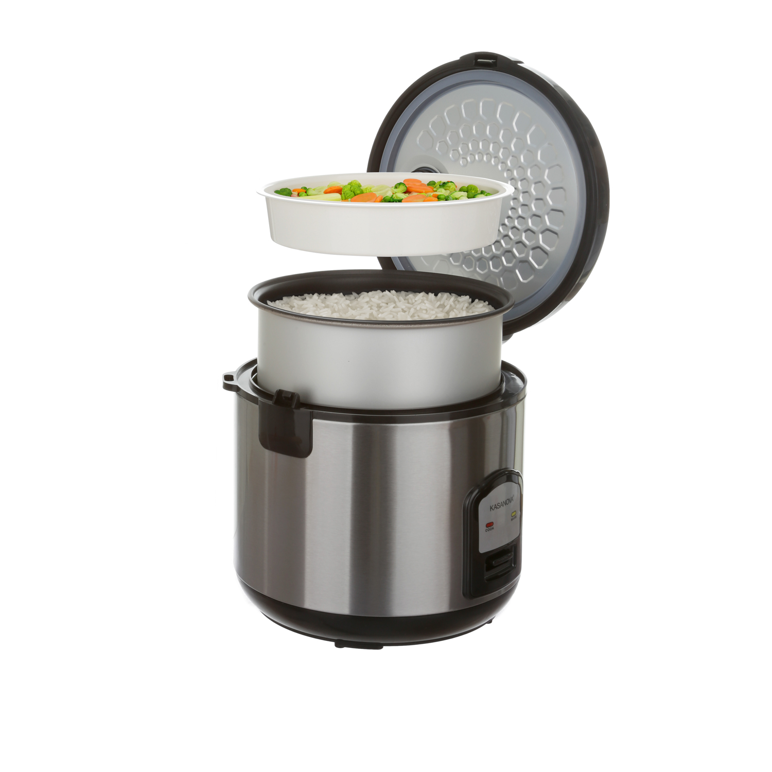 Cuociriso 1,8 L 700 W in acciaio
