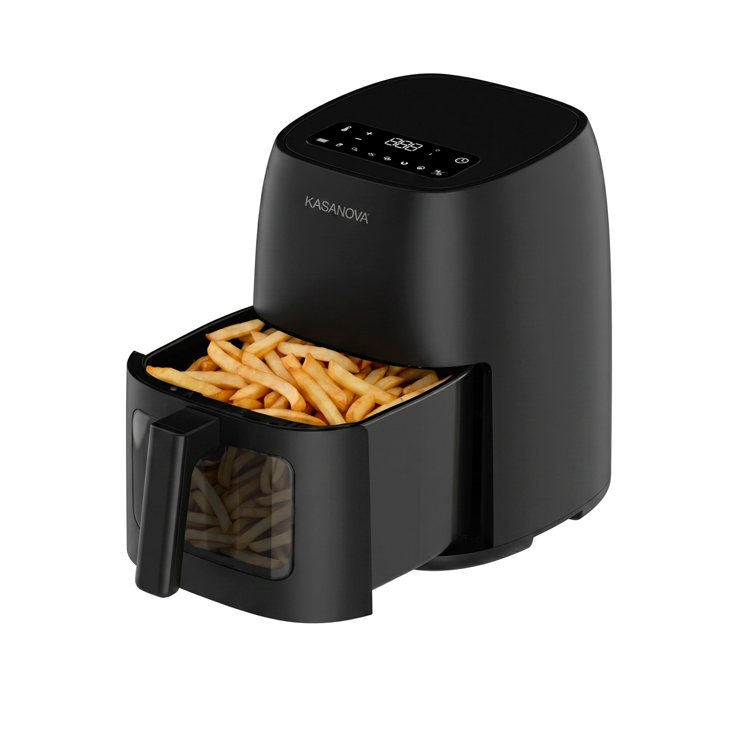 Friggitrice ad aria digitale 4 L 1500 W nera