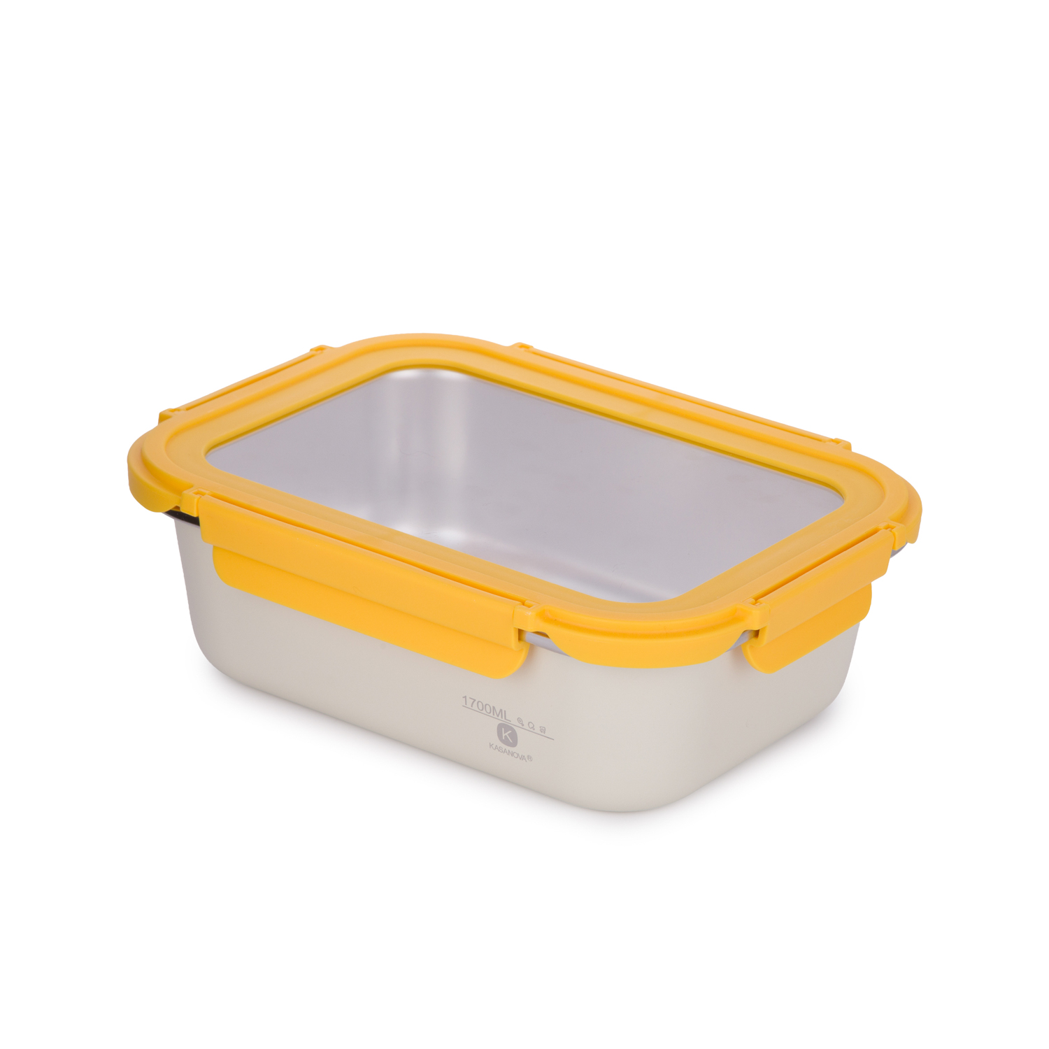 Contenitore alimentare 1,7 L acciaio inox giallo