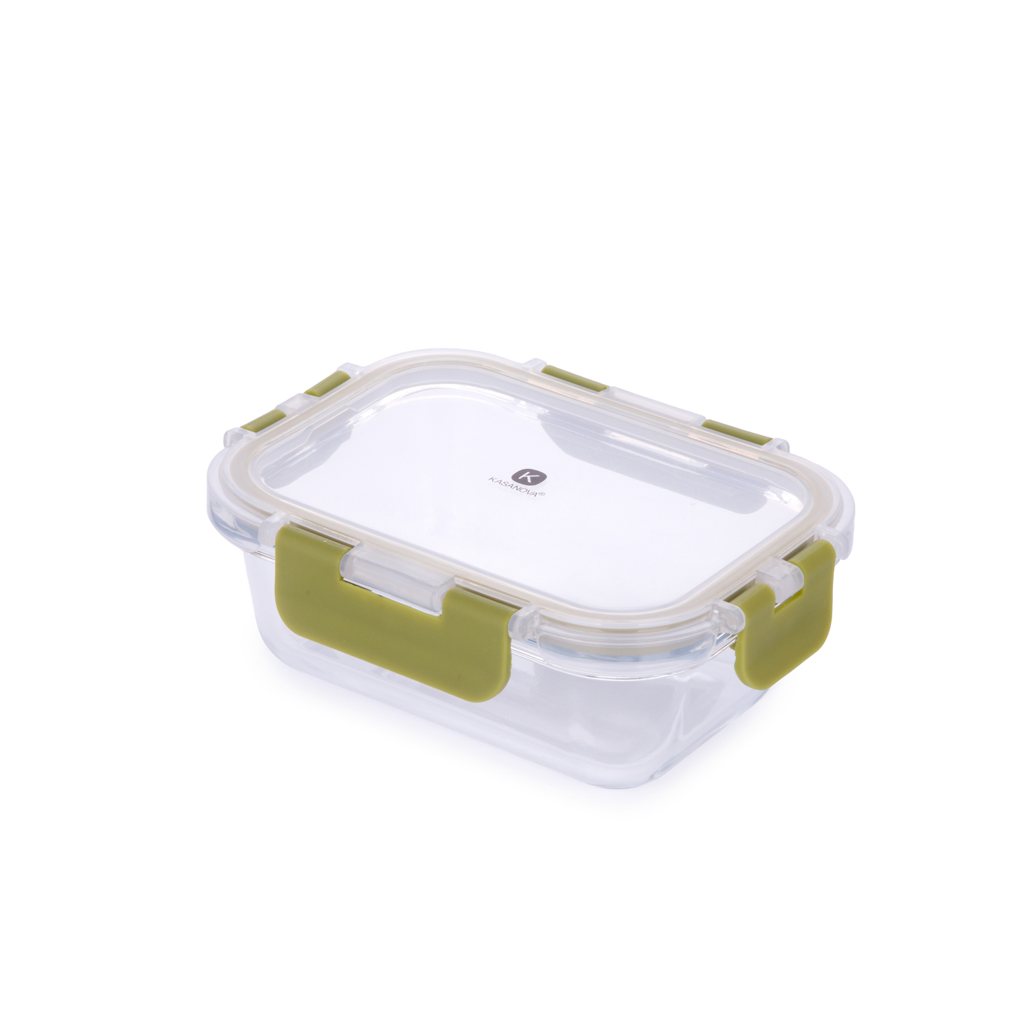 Contenitore alimentare 370 ml vetro verde