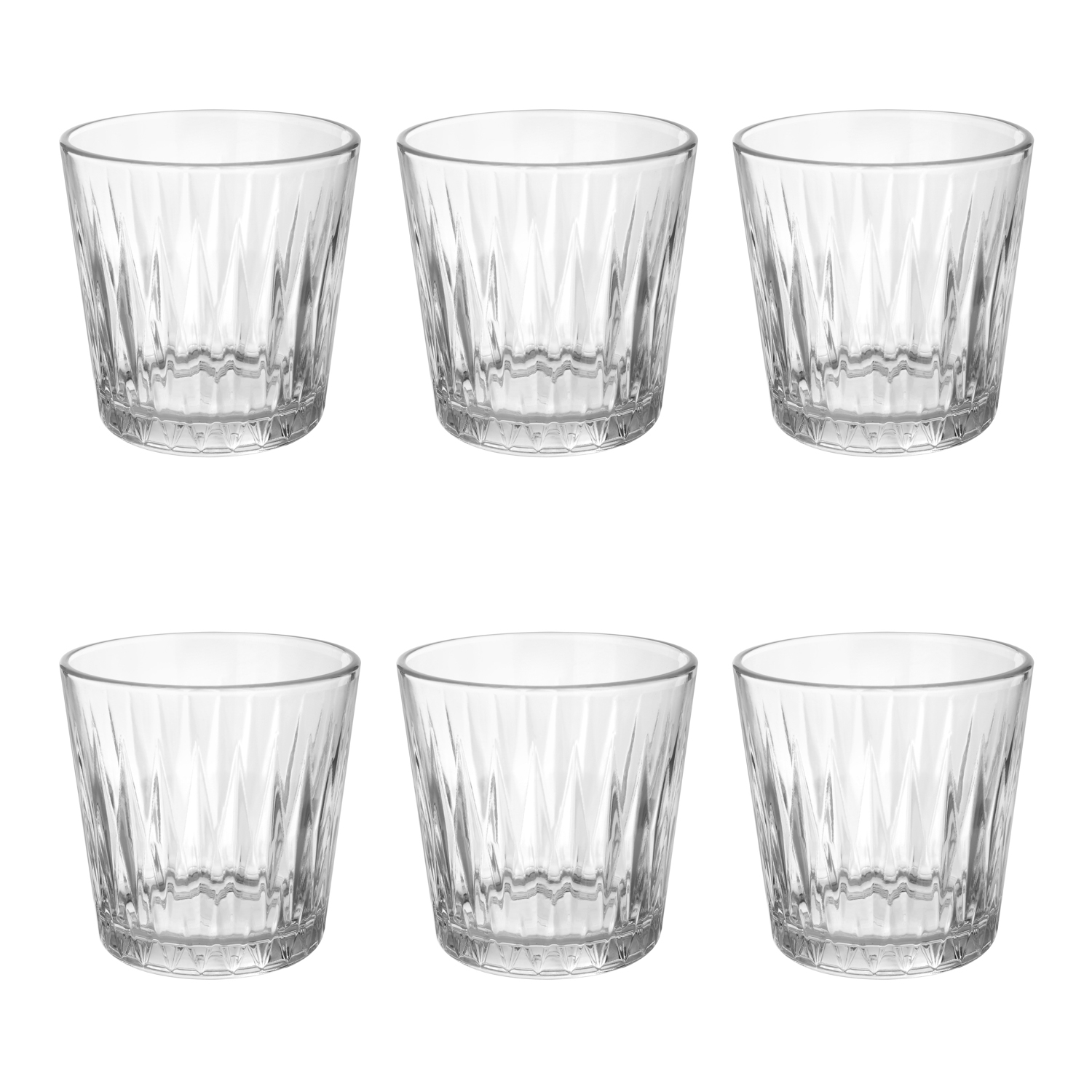 Set 6 bicchieri cocktail in vetro 300 ml Pasabahce Luzia