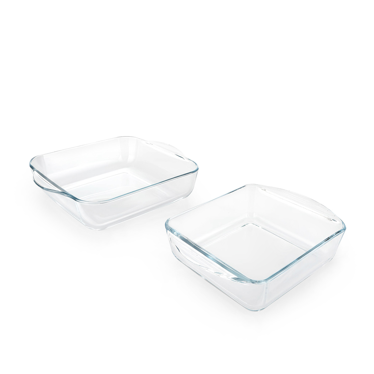 Set 2 pirofile in vetro 25x22 cm e 21x16 cm Pasabahce