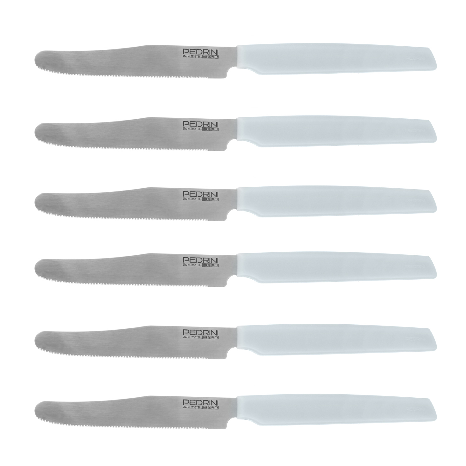 Set 6 coltelli azzurri Active
