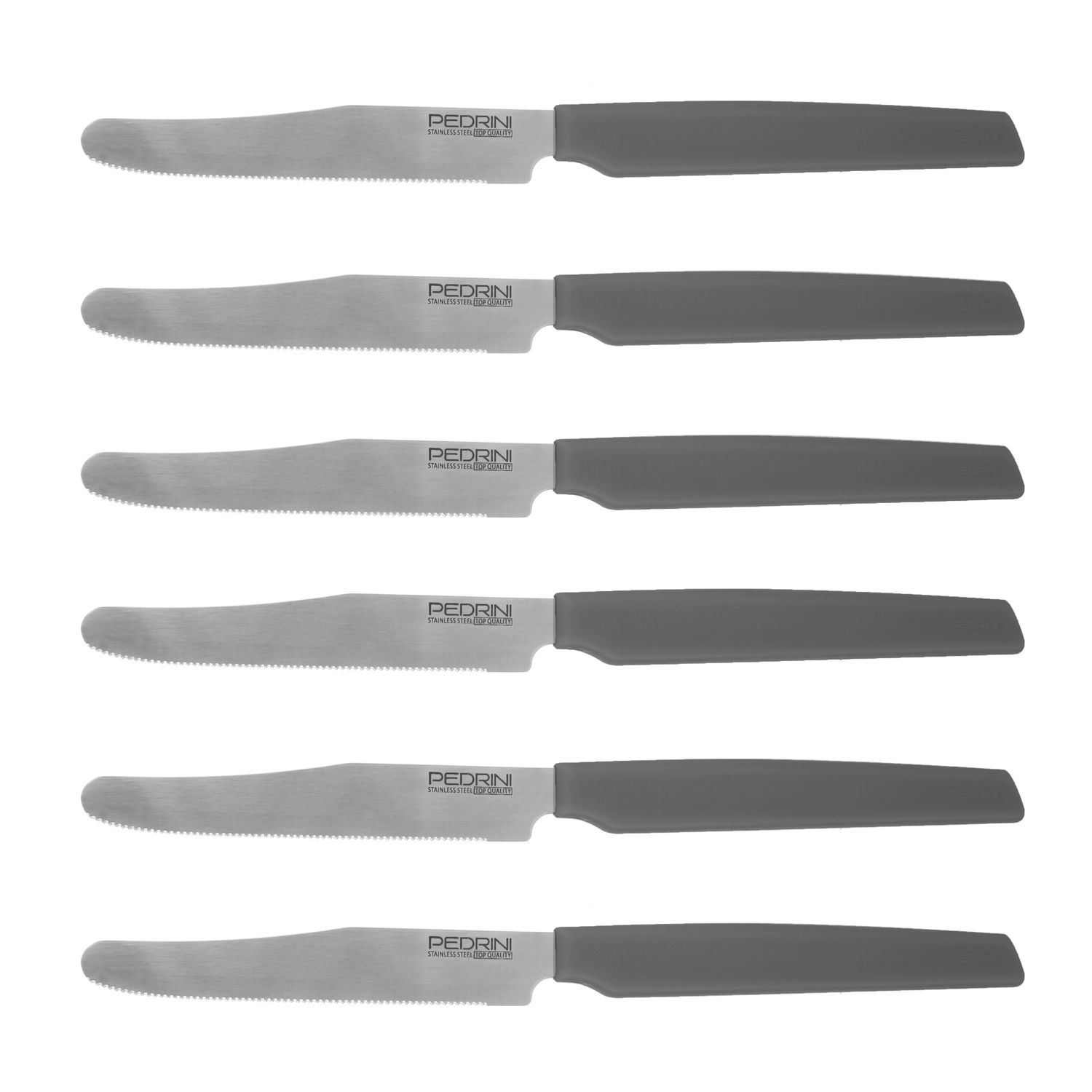Set 6 coltelli antracite Active
