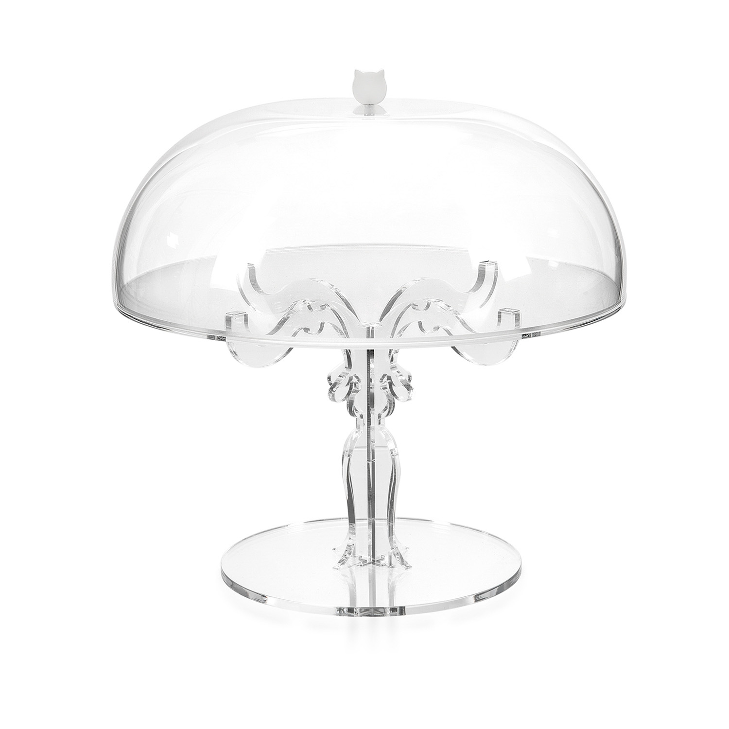Alzatina torte 35 cm Iplex plexiglass trasparente