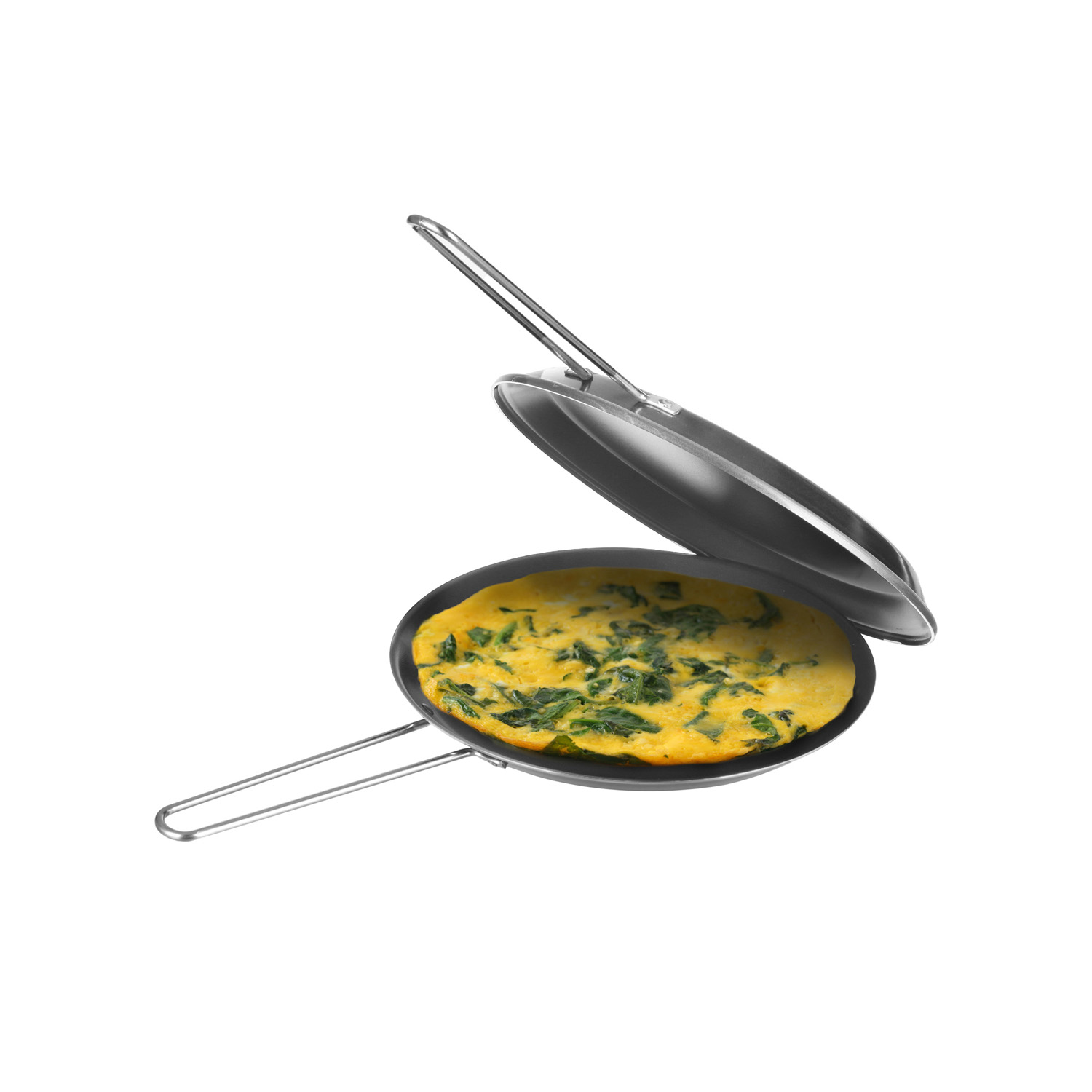 Padella girafrittata 20 cm antracite