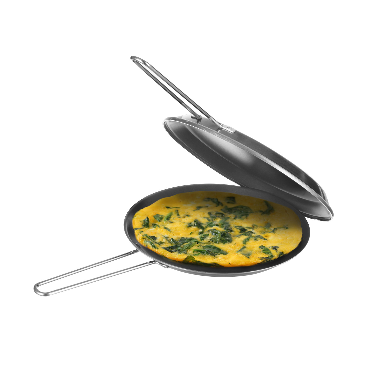 Padella girafrittata 26 cm antracite