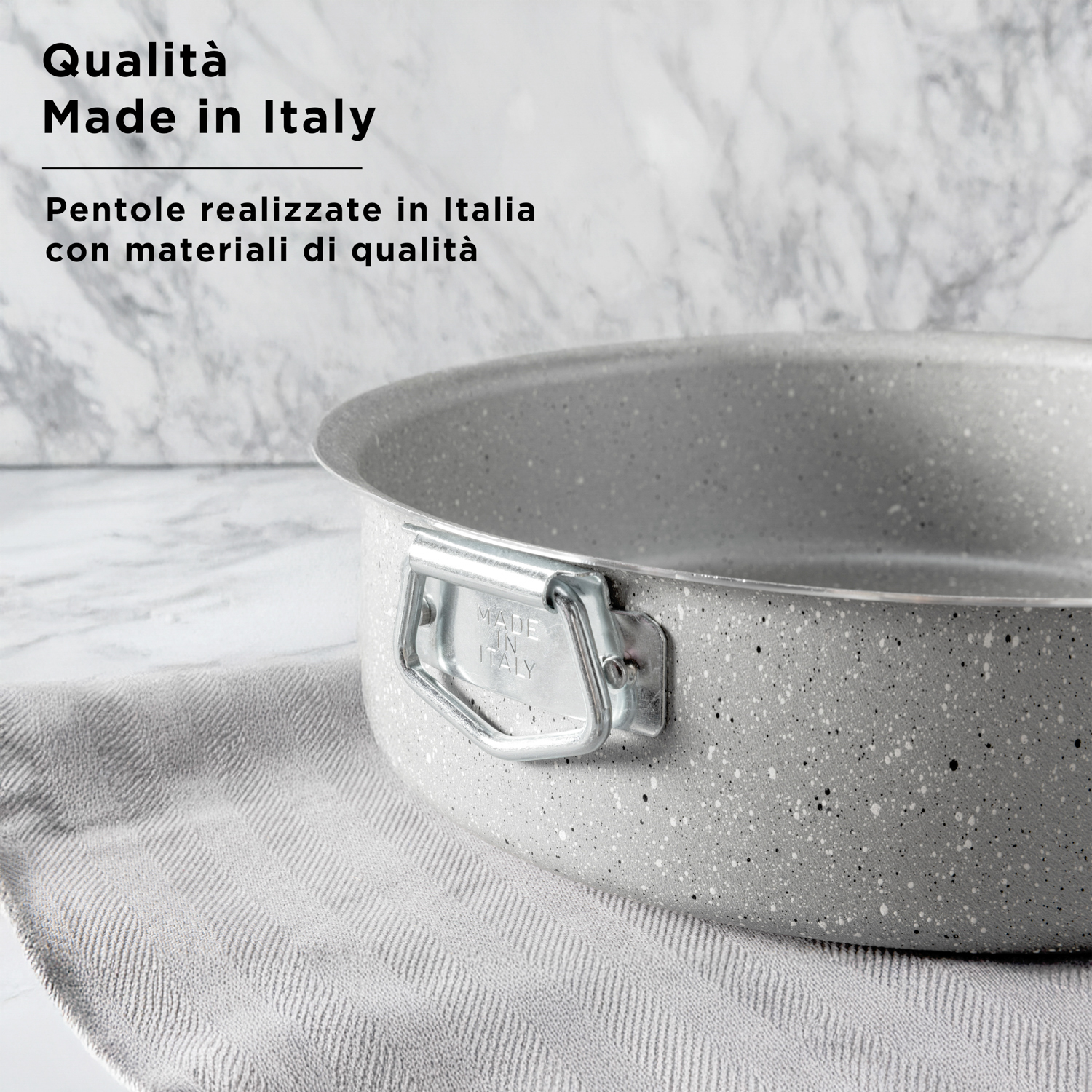 KASANOVA Batteria di pentole MADE IN ITALY, Piani cottura tradizionali - Afbeelding 51 van 63