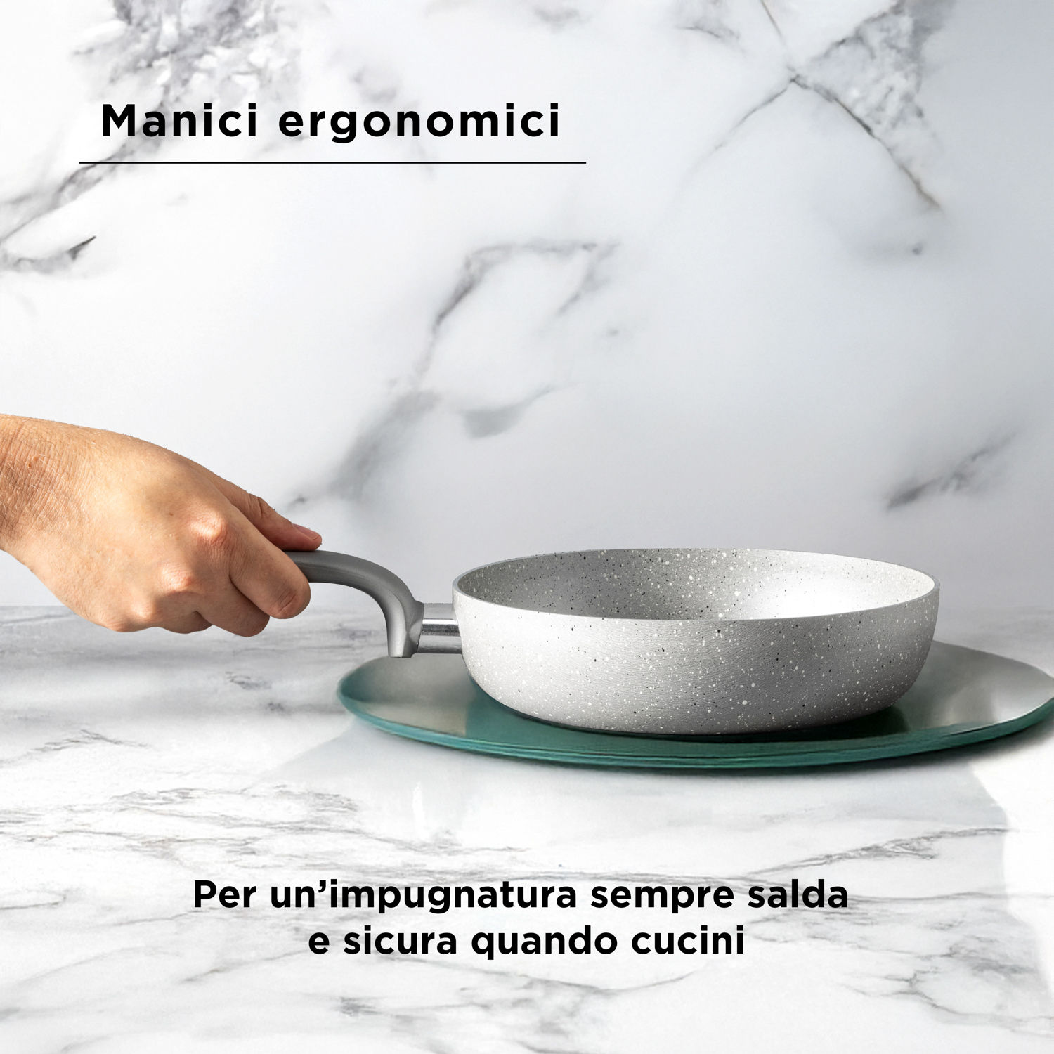KASANOVA Batteria di pentole MADE IN ITALY, Piani cottura tradizionali - Afbeelding 53 van 63