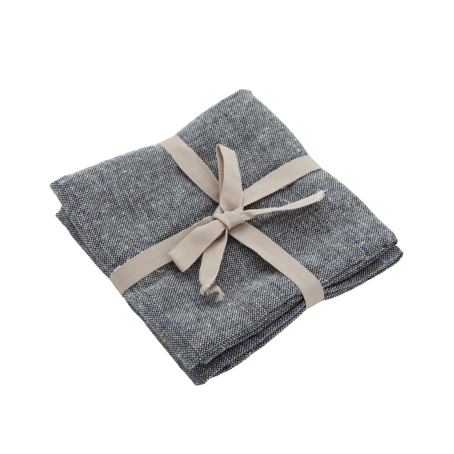 Set 2 tovaglioli 40x40 cm scritta Quotes antracite