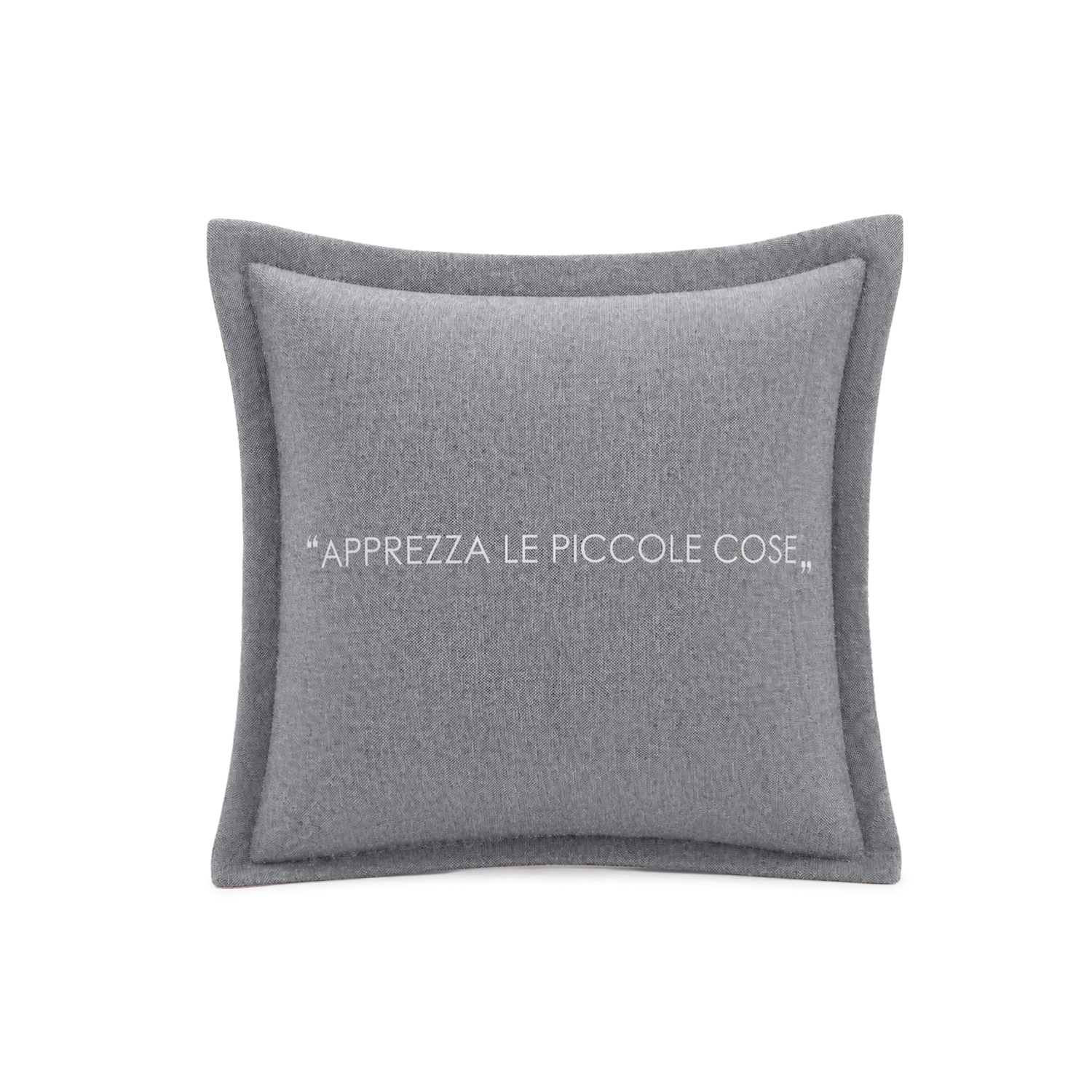 Cuscino divano 30x30 cm scritta Quotes antracite