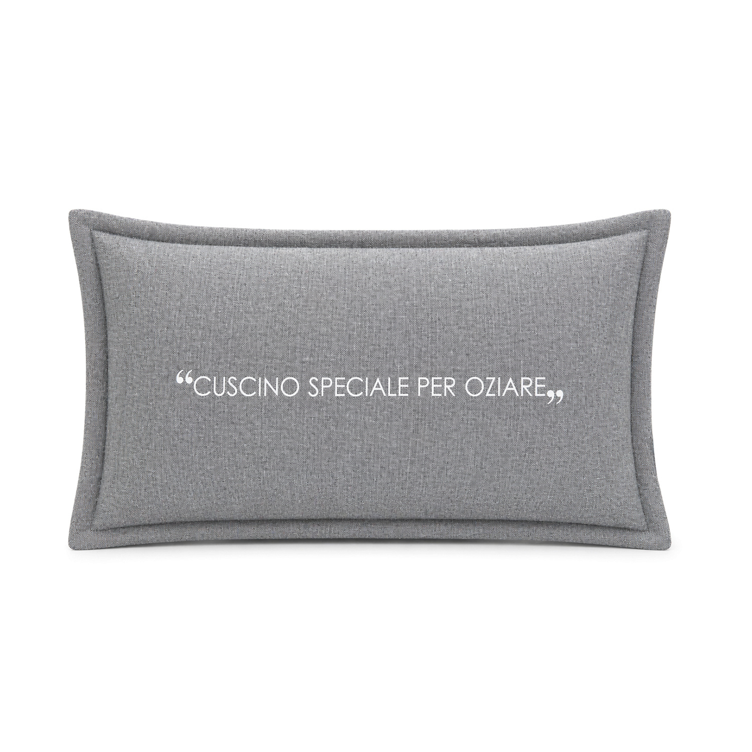 Cuscino divano 30x50 cm scritta Quotes antracite